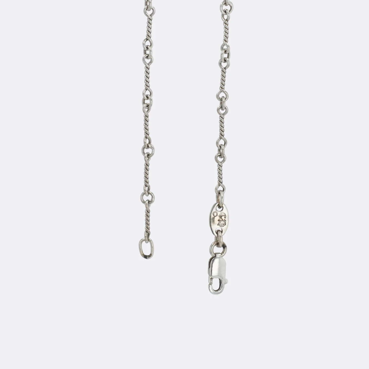 18KWG ツイストチェーン 18インチ T18 NECK CHAIN 【ホワイトゴールドネックレス チェーン】 - Image 2