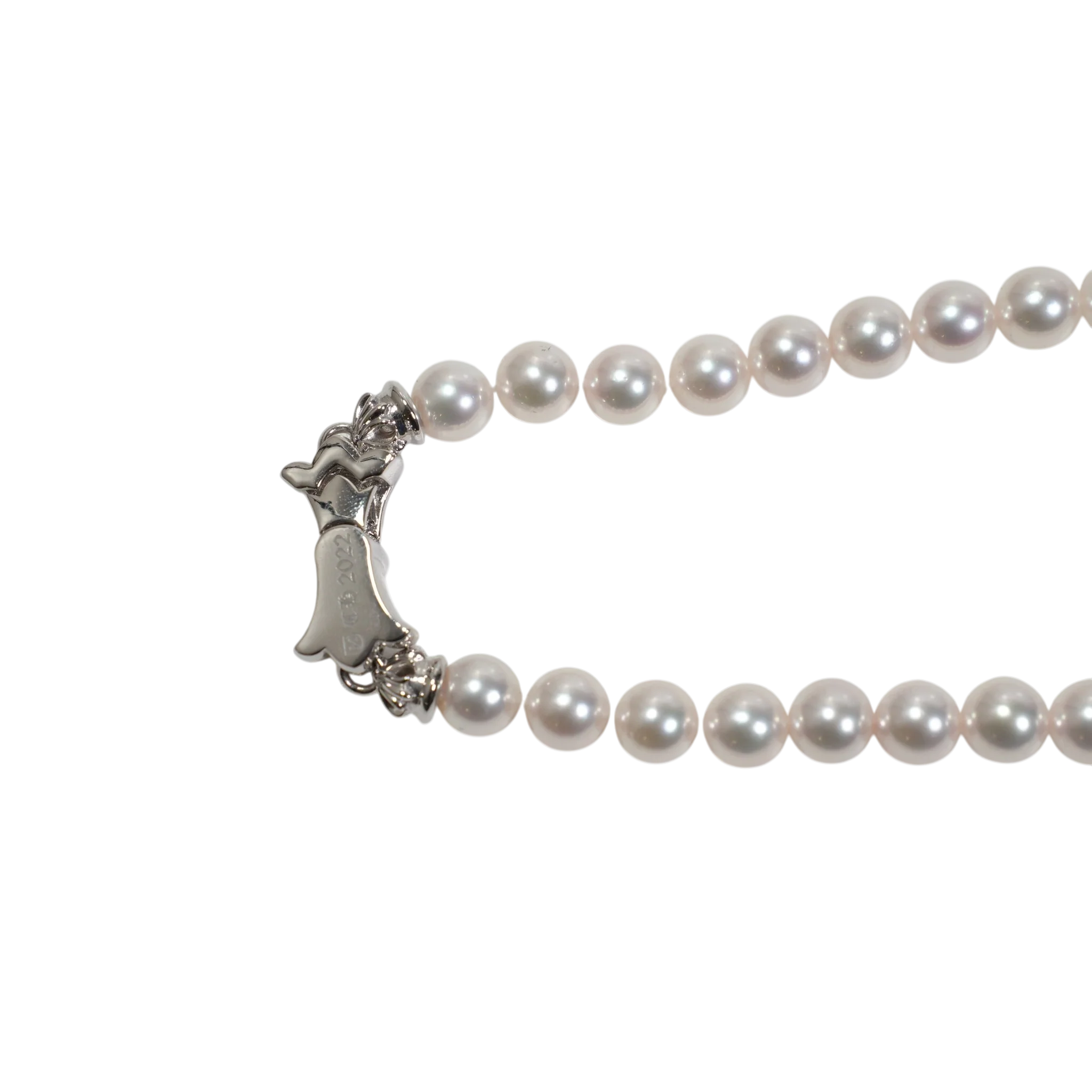 ×ミキモト タイニーファットパール MIKIMOTO TINY FAT CROSS 【ホワイトゴールド パールネックレス】 - Image 6