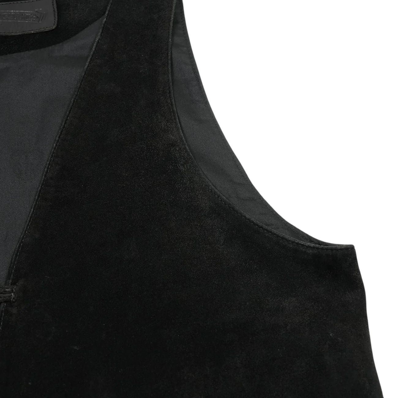 2クロスボールボタン 2B CLASSIC 【スウェードレザーベスト】【ブラック】 SIZE:S - Image 6