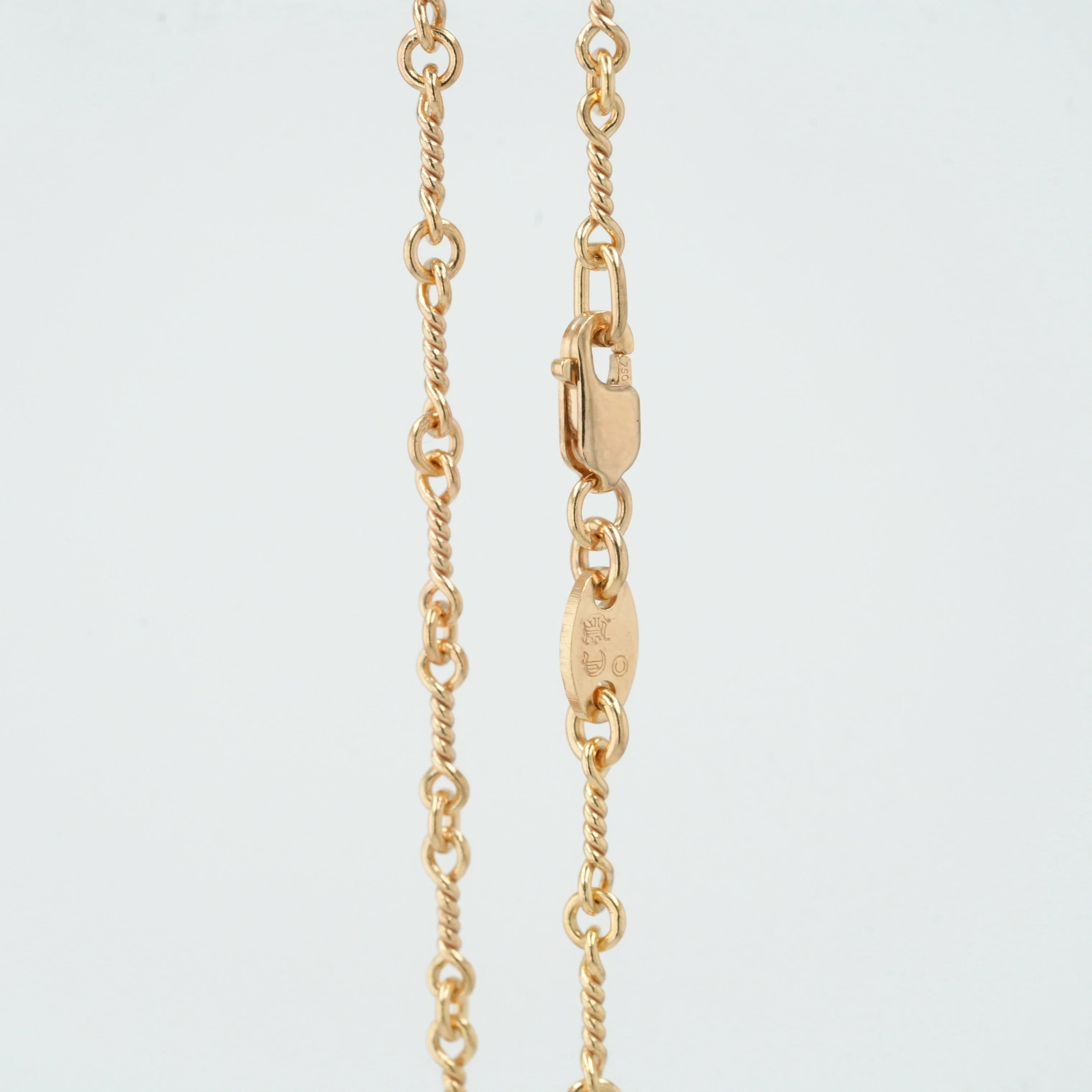 22K ツイストチェーン 18インチ T18 NECK CHAIN 【ゴールドネックレス チェーン】 - Image 3