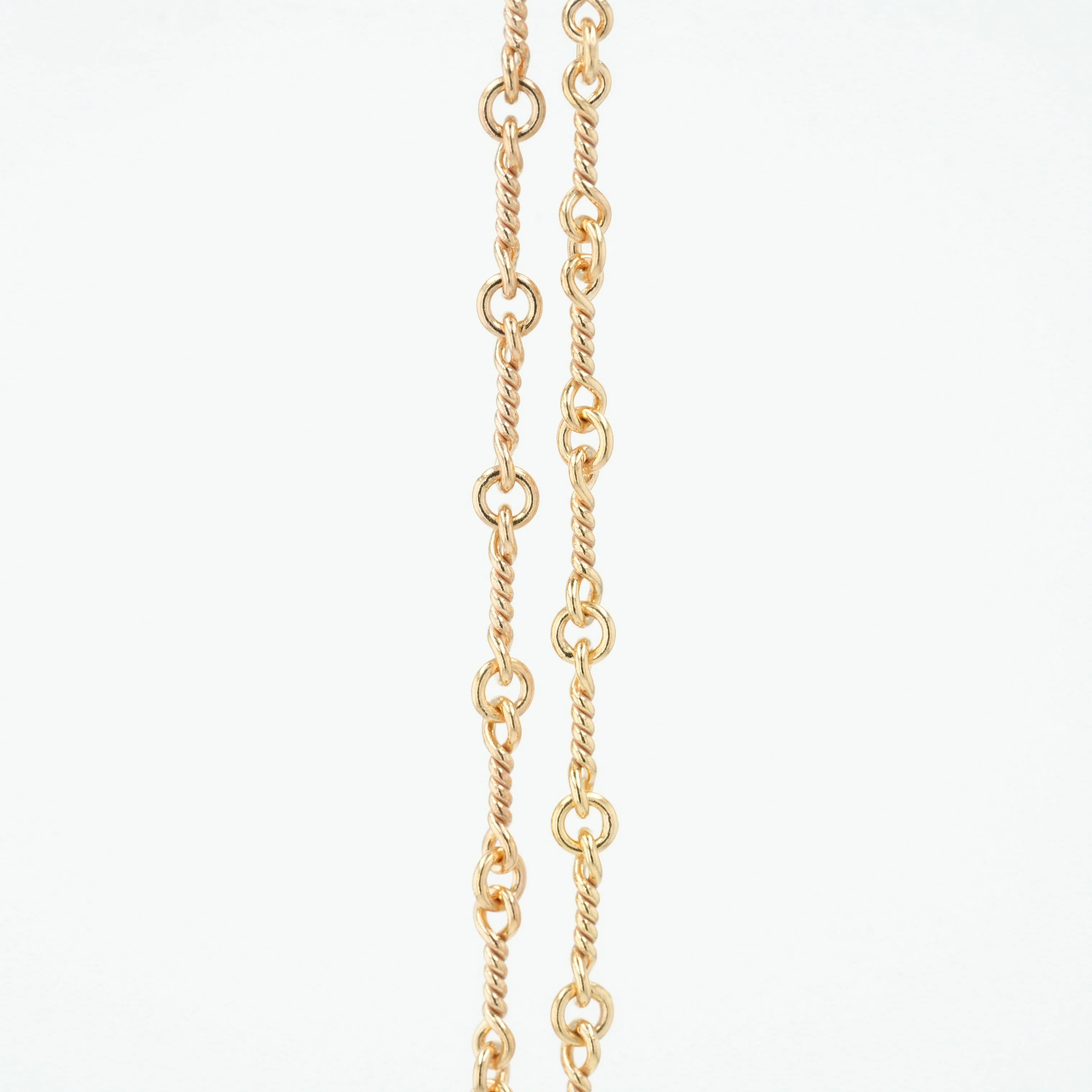 22K ツイストチェーン 18インチ T18 NECK CHAIN 【ゴールドネックレス チェーン】 - Image 4