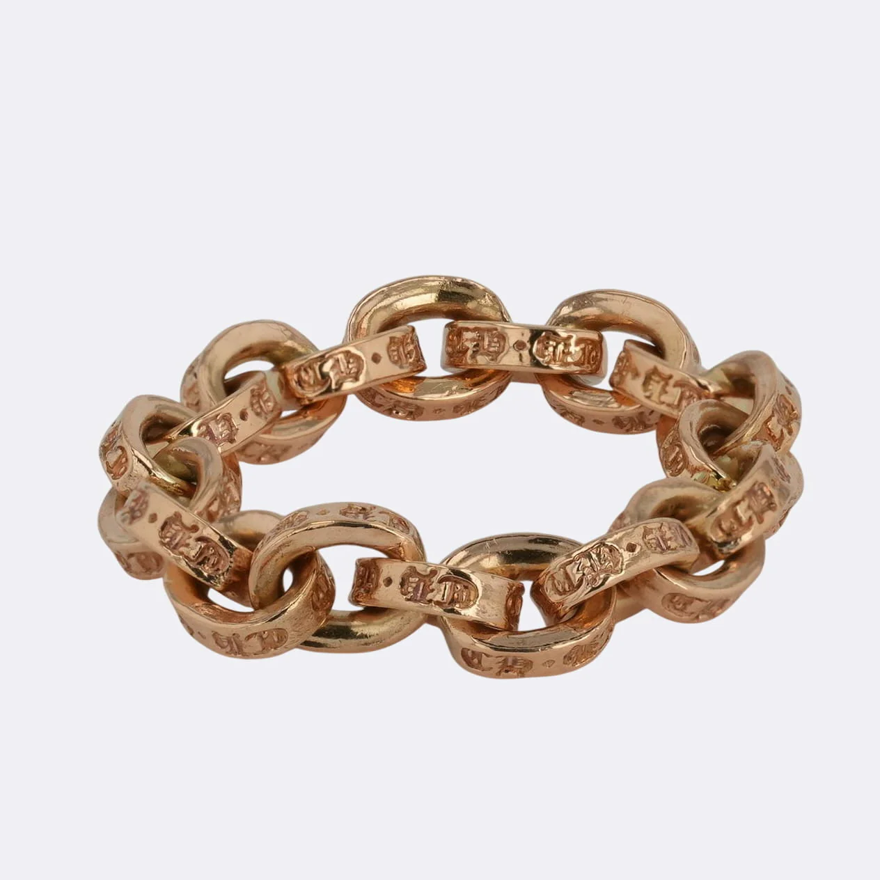 22K ペーパーチェーン PAPER CHAIN【ゴールドリング】18号 - Image 2