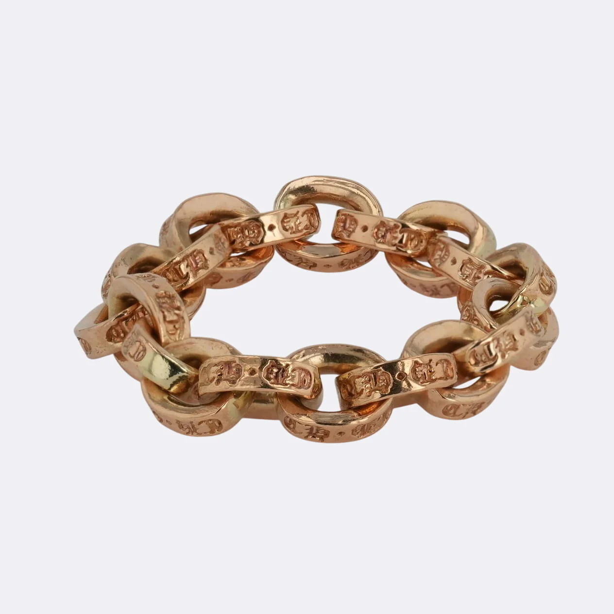 22K ペーパーチェーン PAPER CHAIN【ゴールドリング】18号 - Image 3