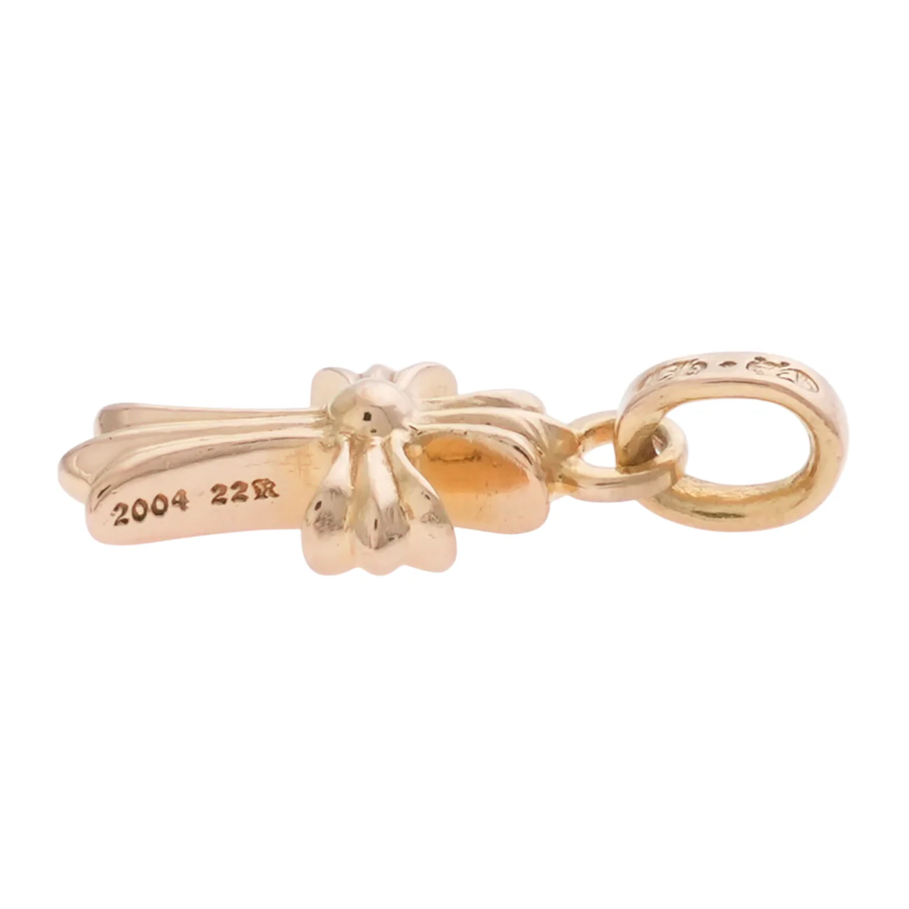 22K ベイビーファット PAVE DIA CRS BBYFAT 【ゴールドネックレストップ チャーム パヴェ ダイヤモンド】 - Image 4