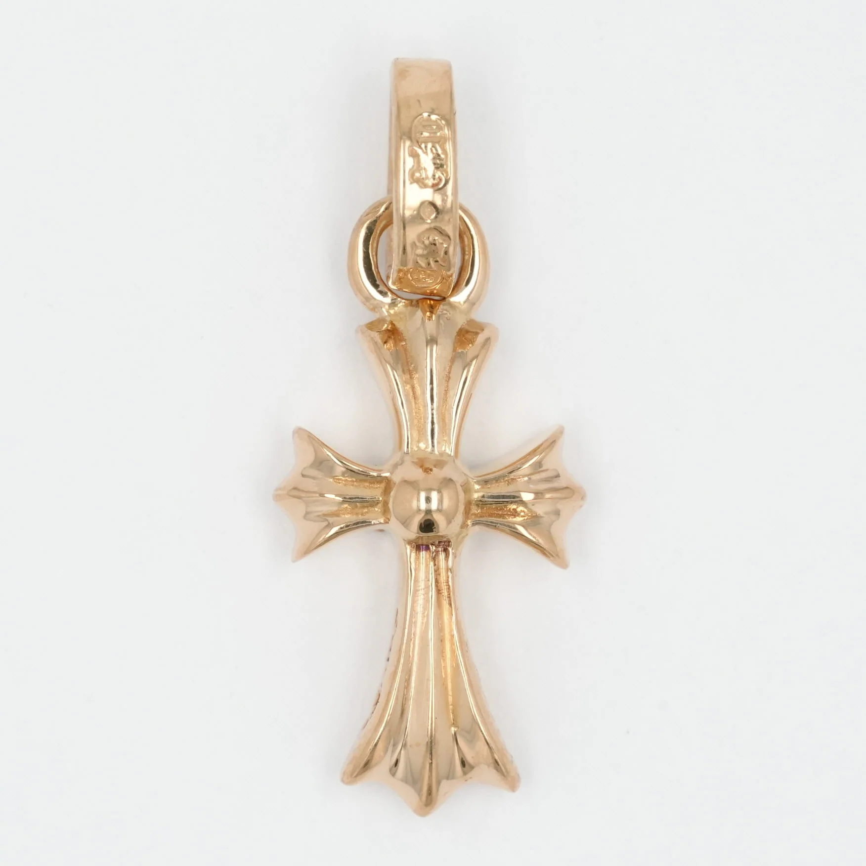 22K ベイビーファット PAVE DIA CRS BBYFAT 【ゴールドネックレストップ チャーム パヴェ ダイヤモンド】 - Image 5