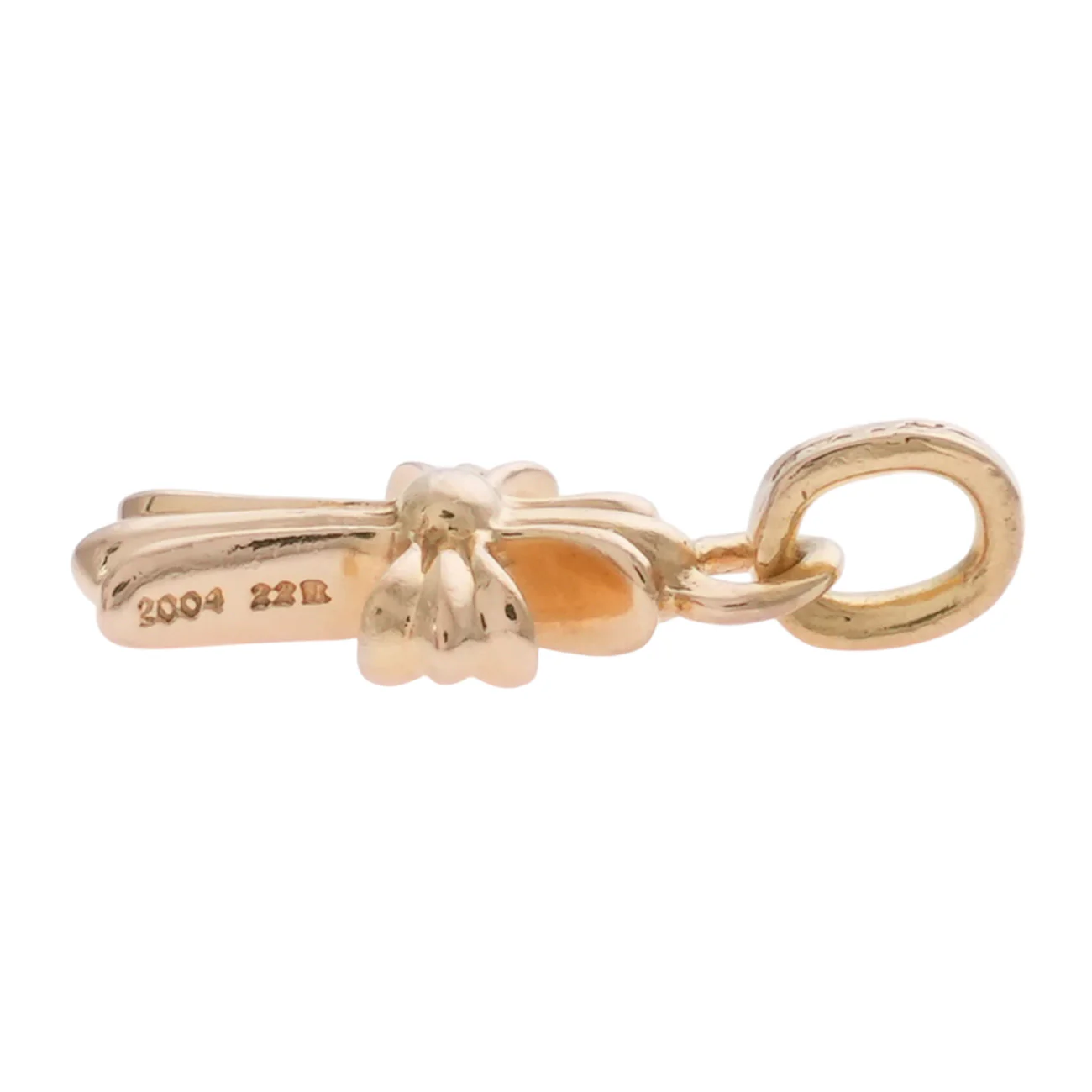 22K ベイビーファット PAVE DIA CRS BBYFAT 【ゴールドネックレストップ チャーム パヴェ ダイヤモンド】 - Image 4