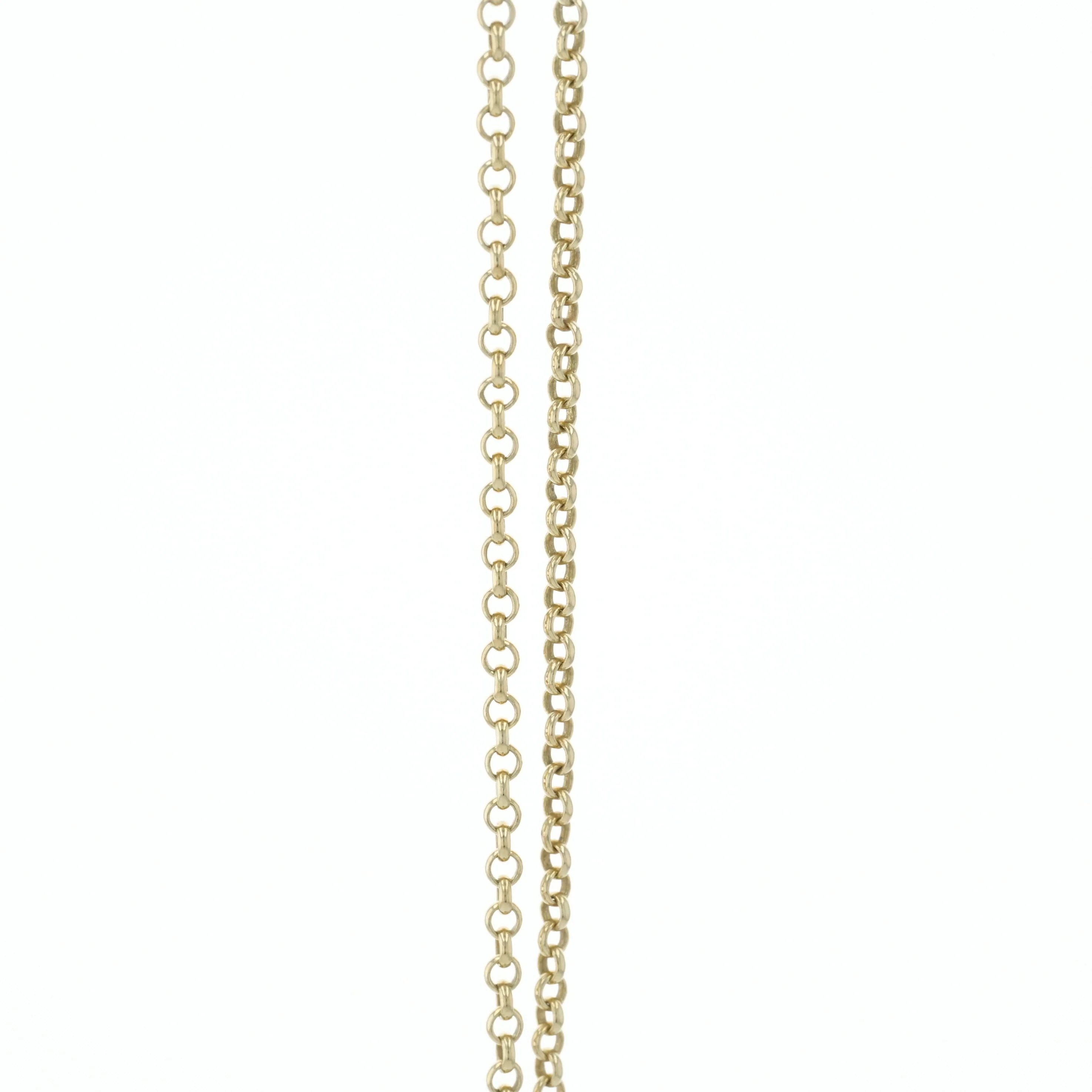 22K ロールチェーン 16インチ R16 NECK CHAIN 【ゴールドネックレス チェーン】 - Image 2
