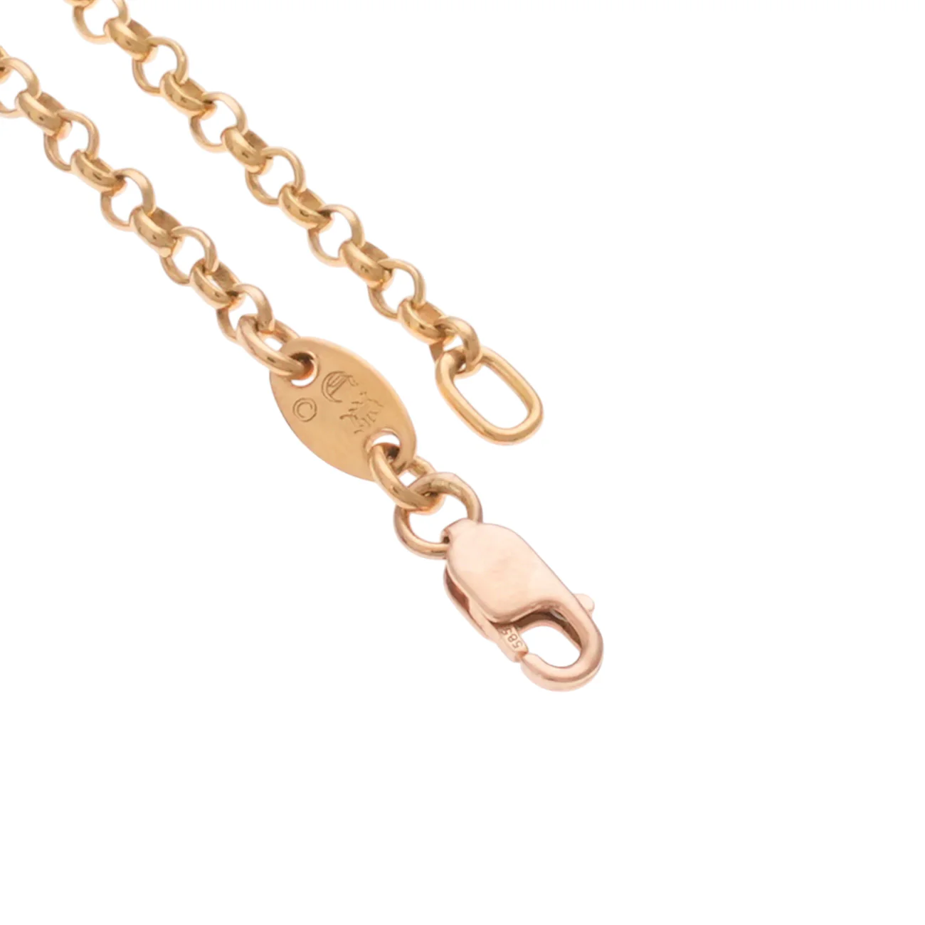 22K ロールチェーン 18インチ R18 NECK CHAIN 【ゴールドネックレス チェーン】 - Image 3