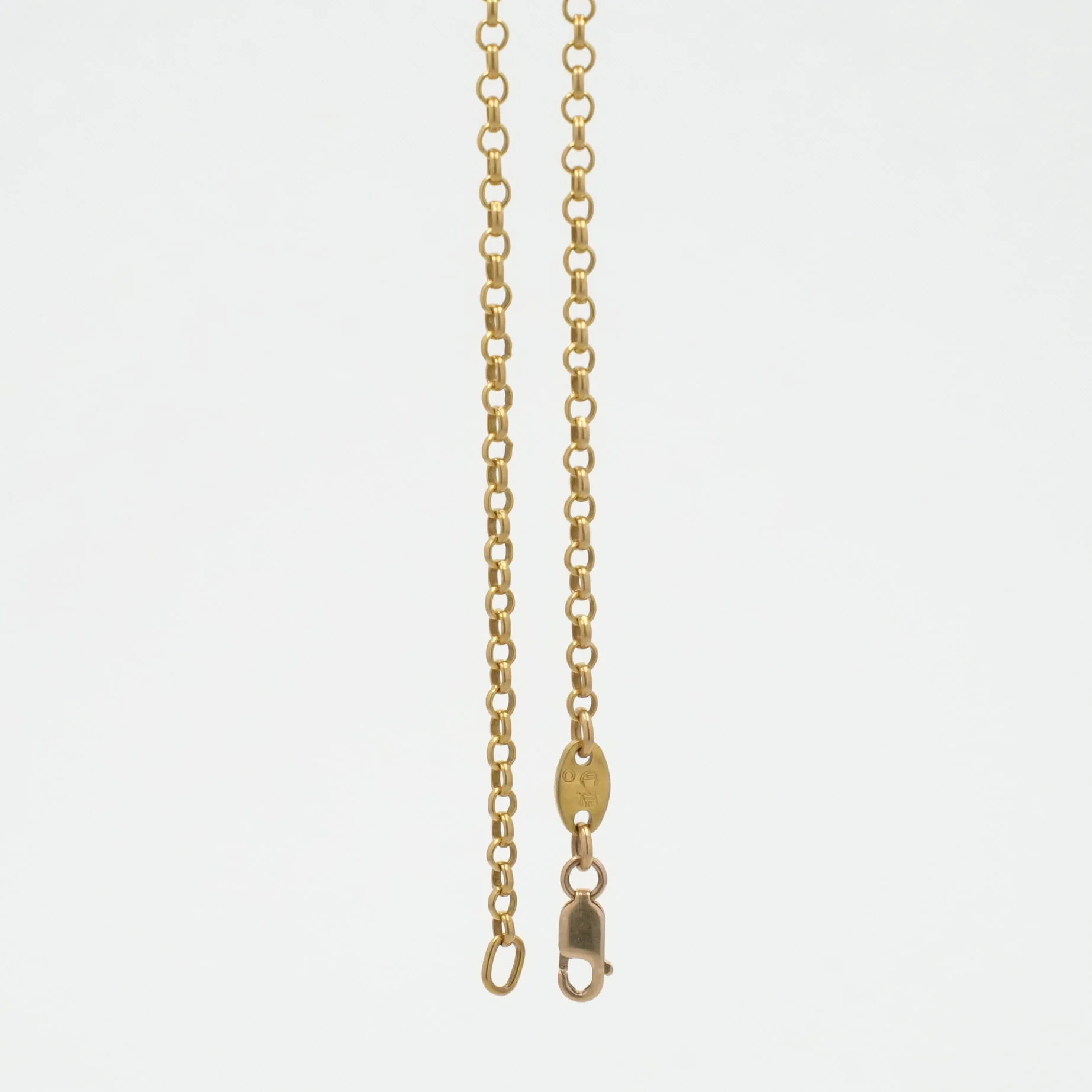 22K ロールチェーン 18インチ R18 NECK CHAIN 【ゴールドネックレス チェーン】 - Image 3