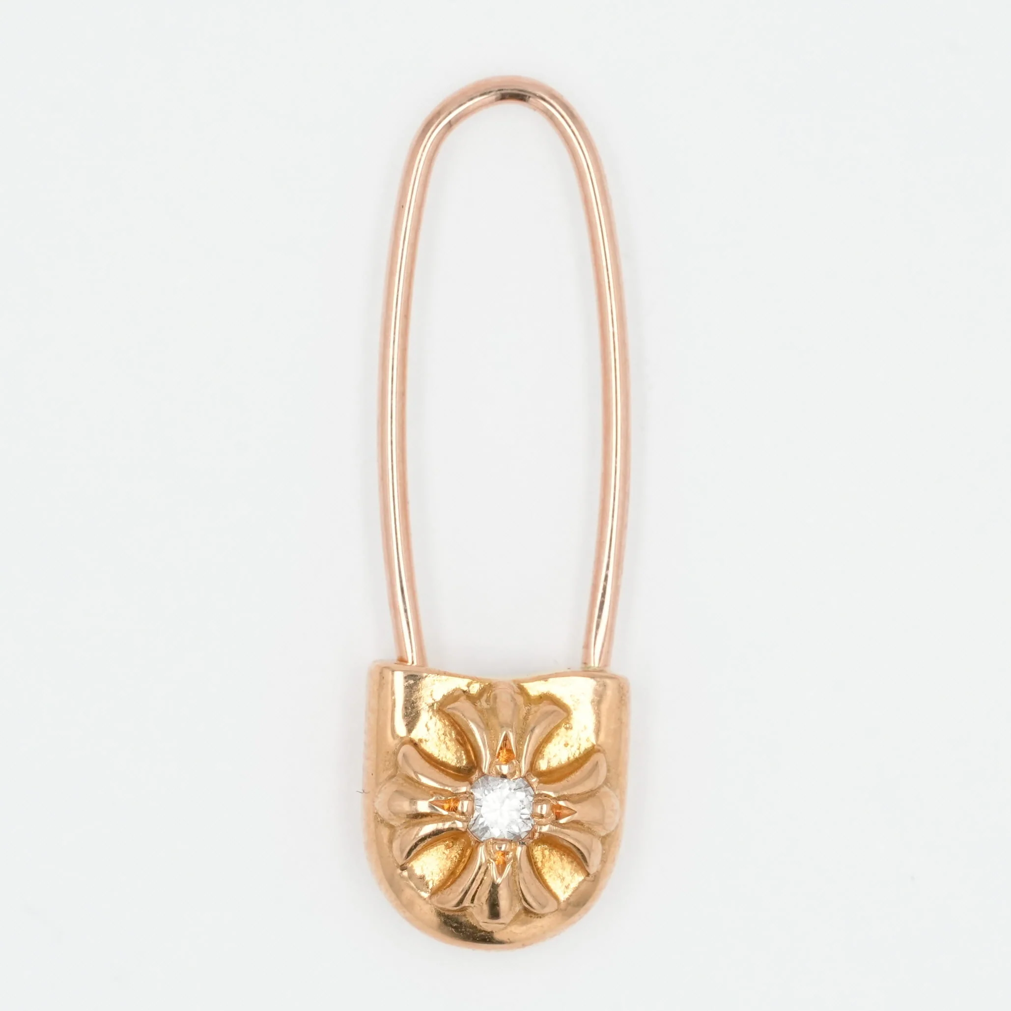 22K セーフティピン 1P DIA CHプラス SAFETY PIN CH PLUS 【ゴールドピアス ダイヤモンド】 - Image 2