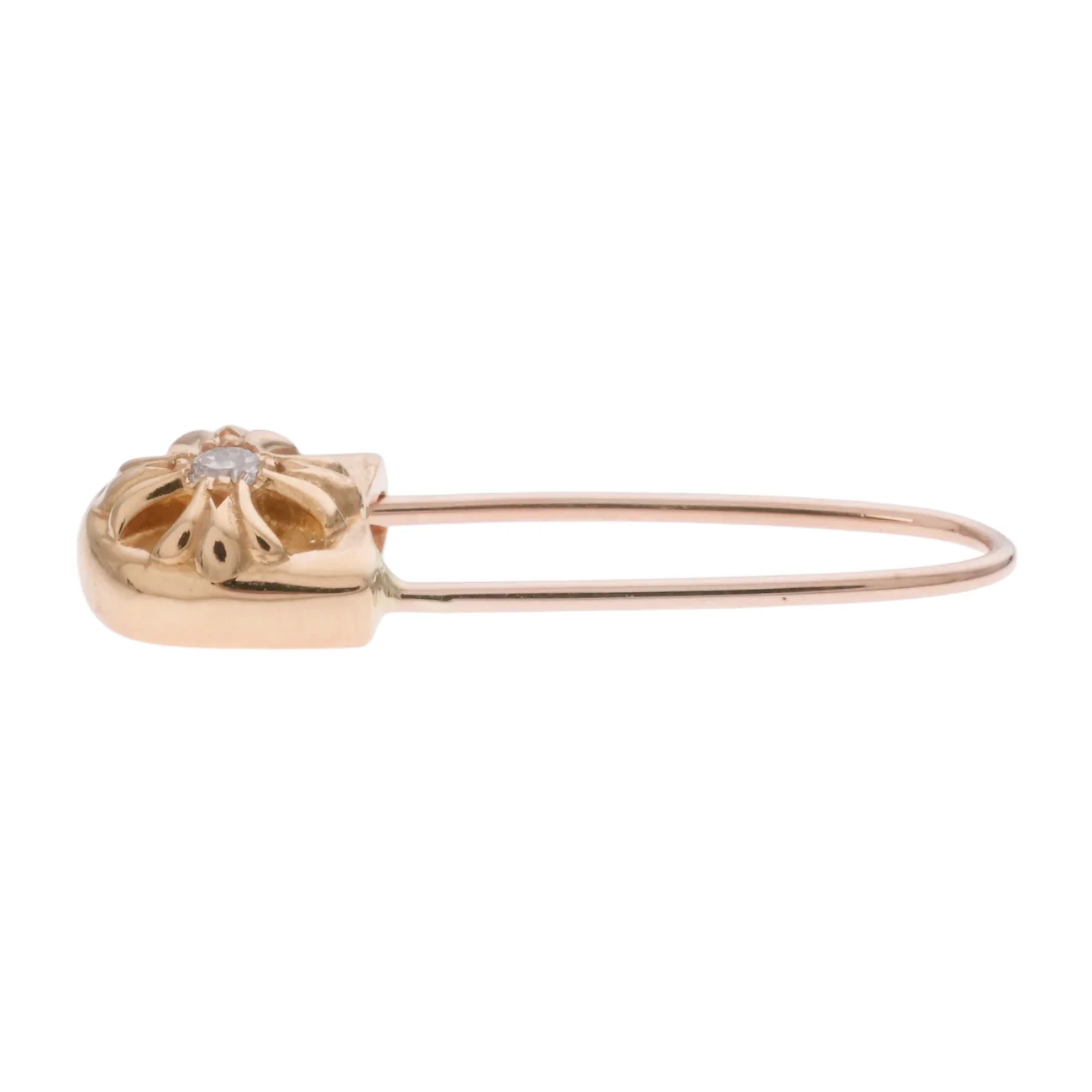 22K セーフティピン 1P DIA CHプラス SAFETY PIN CH PLUS 【ゴールドピアス ダイヤモンド】 - Image 3
