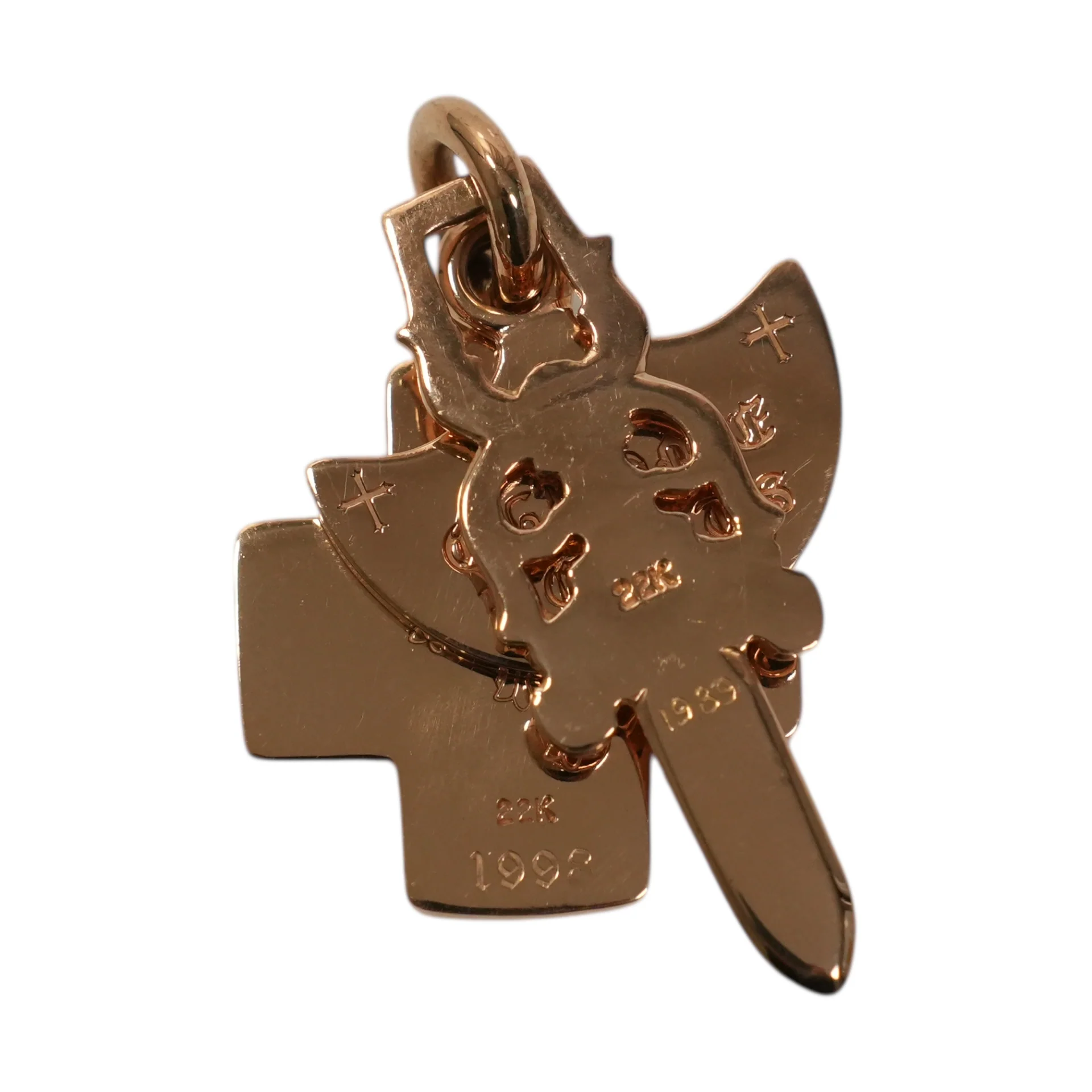 22k 3トリンケッツ AF PAVE DIA 3TRINKETS 【ゴールドネックレストップ ペンダント アフターダイヤモンド】 - Image 3