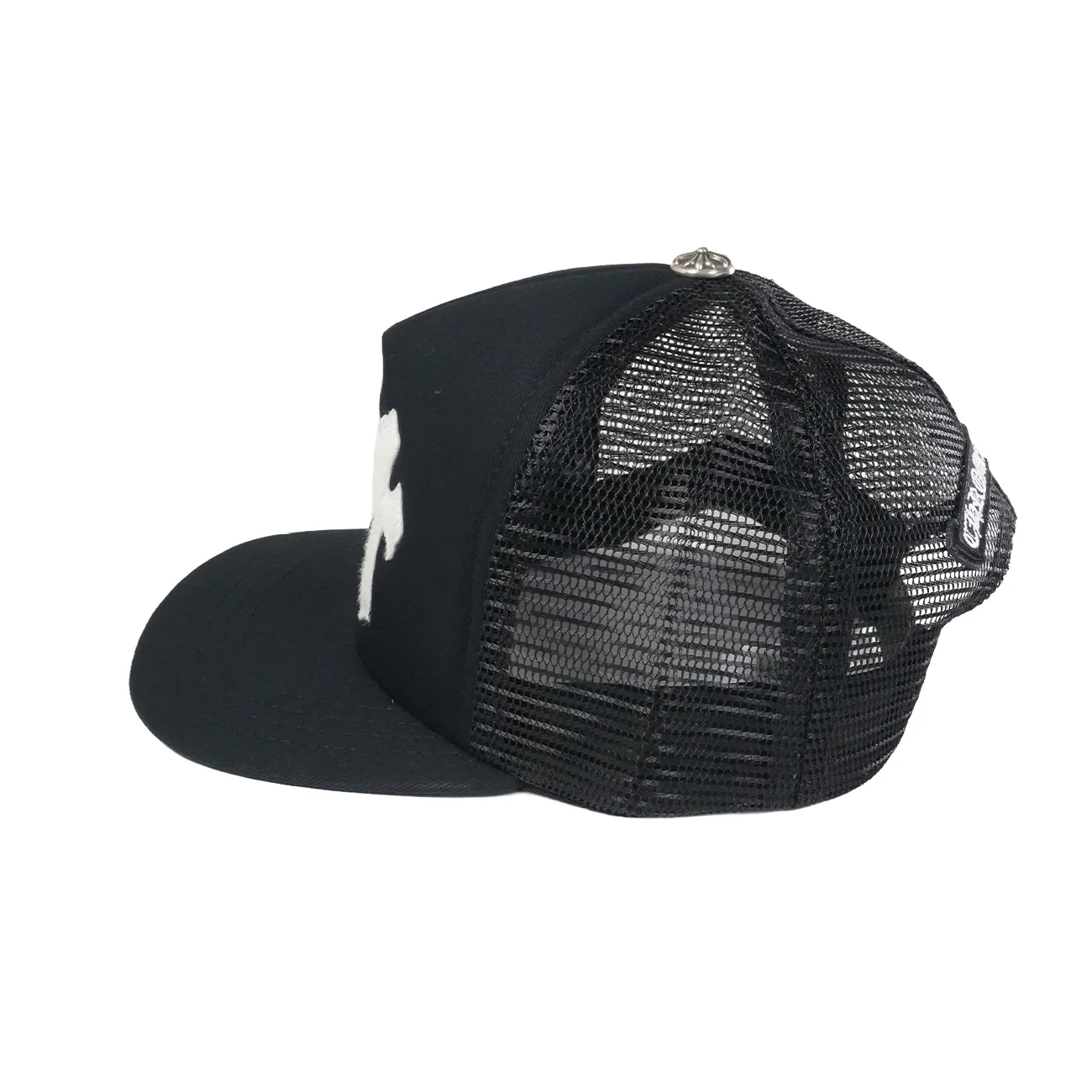 3クロスパッチハラコ 【トラッカーキャップ/TRUCKER CAP】【ブラック】 SIZE:ONE - Image 4