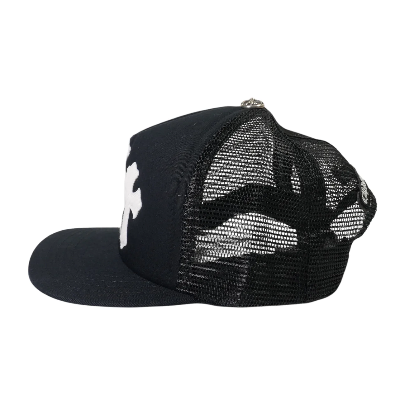 3クロスパッチハラコ 【トラッカーキャップ/TRUCKER CAP】【ブラック】 SIZE:ONE - Image 2