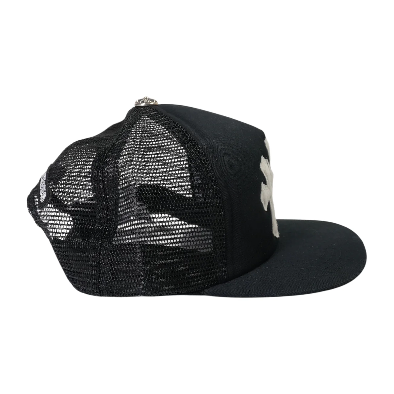 3クロスパッチハラコ 【トラッカーキャップ/TRUCKER CAP】【ブラック】 SIZE:ONE - Image 4