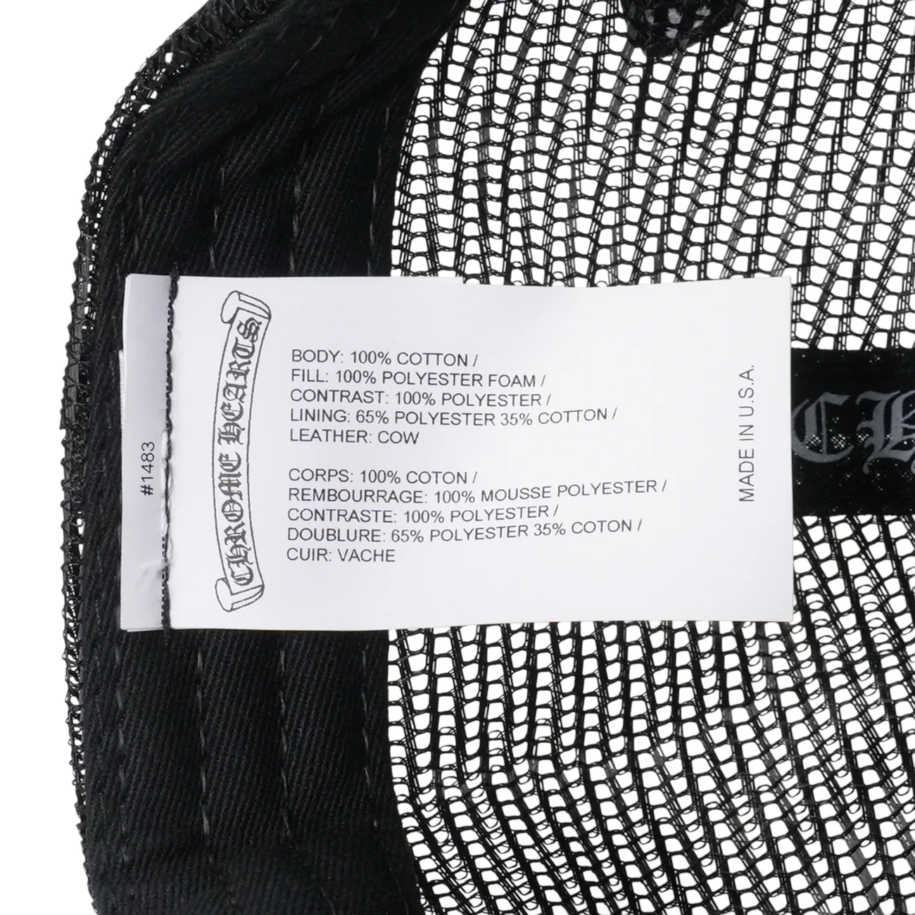 3クロスパッチ 【トラッカーキャップ/TRUCKER CAP】【カモフラ】 SIZE:ONE - Image 7