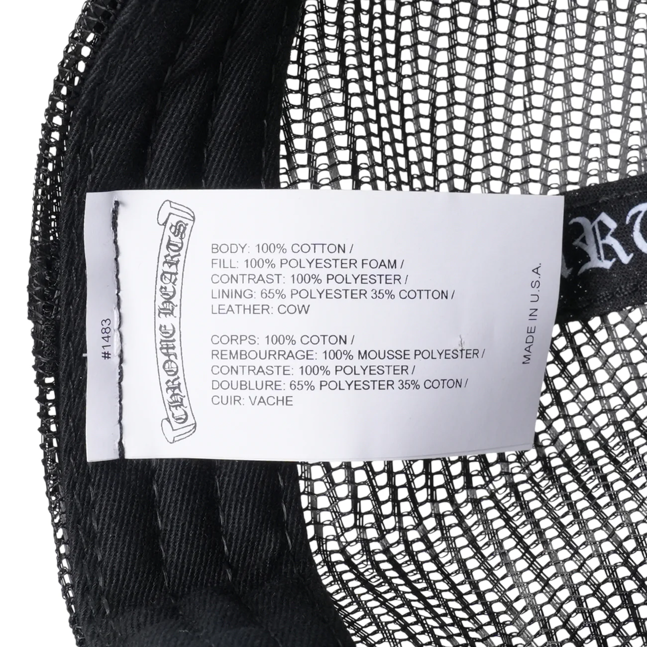 3クロスパッチ 【トラッカーキャップ/TRUCKER CAP】【カモフラ】 SIZE:ONE - Image 6