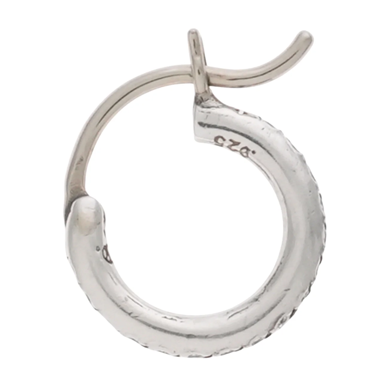 TFL フープ PAVE DIA TFL HOOP 【シルバーピアス パヴェ ダイヤモンド】 - Image 2