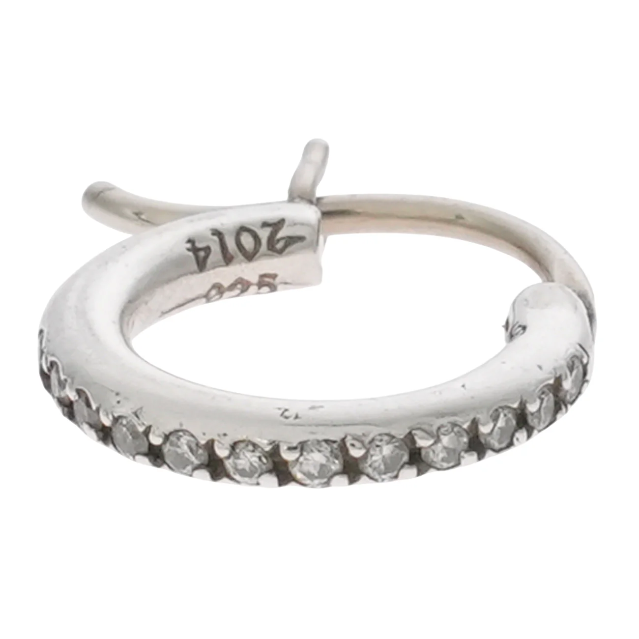 TFL フープ PAVE DIA TFL HOOP 【シルバーピアス パヴェ ダイヤモンド】 - Image 4