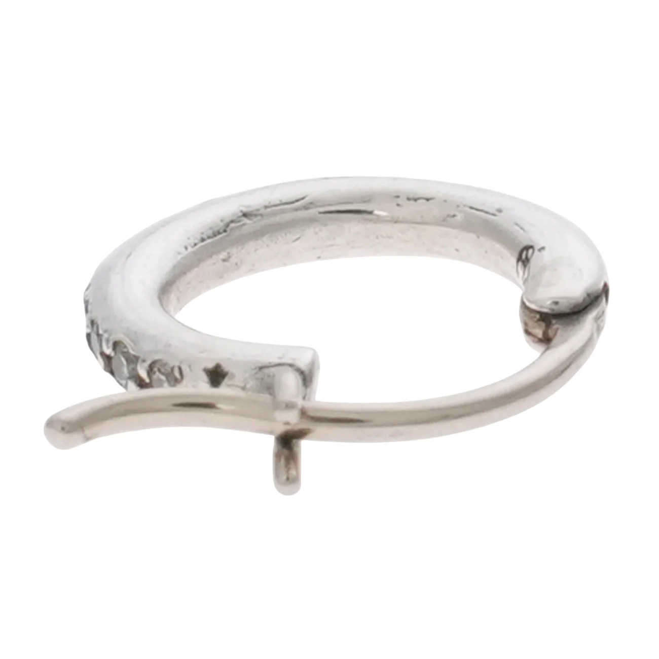 TFL フープ PAVE DIA TFL HOOP 【シルバーピアス パヴェ ダイヤモンド】 - Image 6