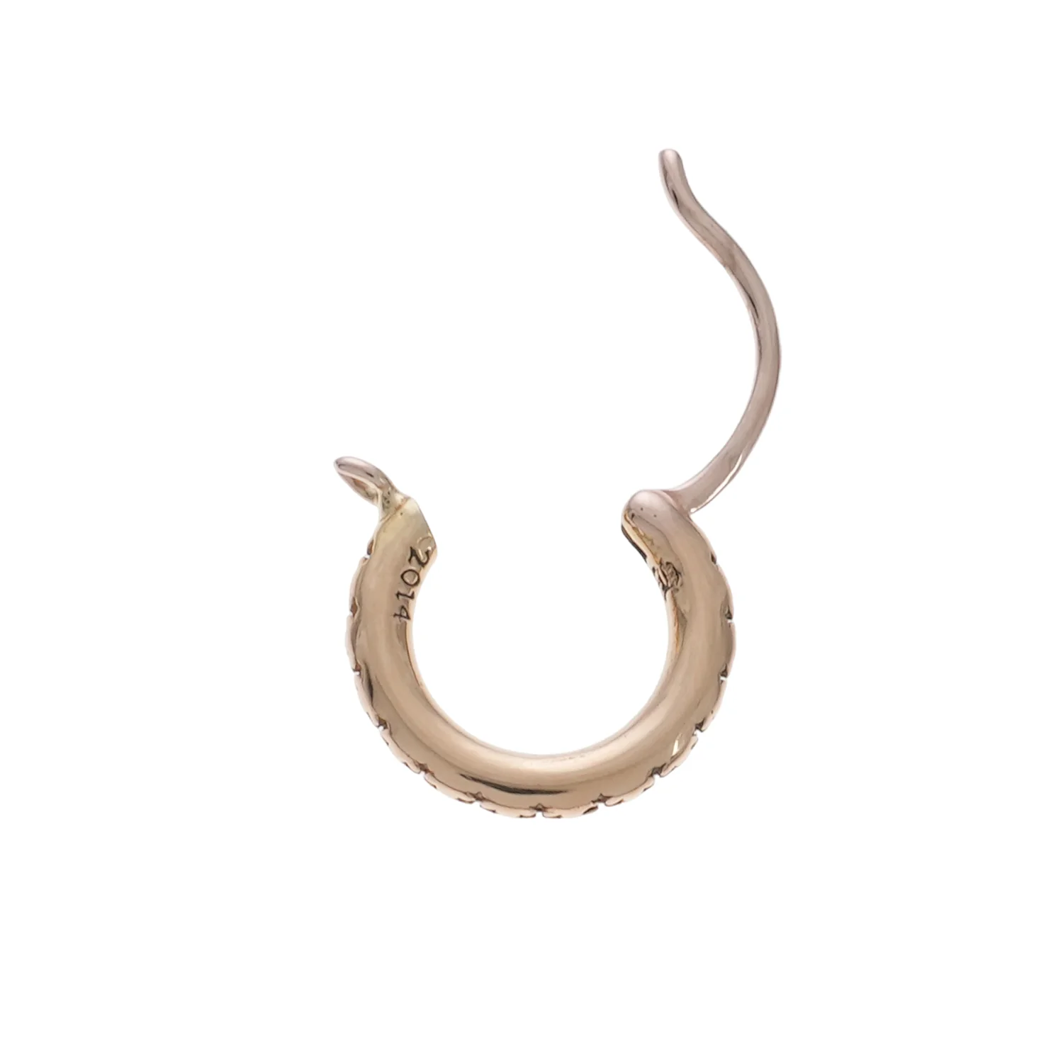 22K HOOP TFL SML ゴールドピアス - Image 3