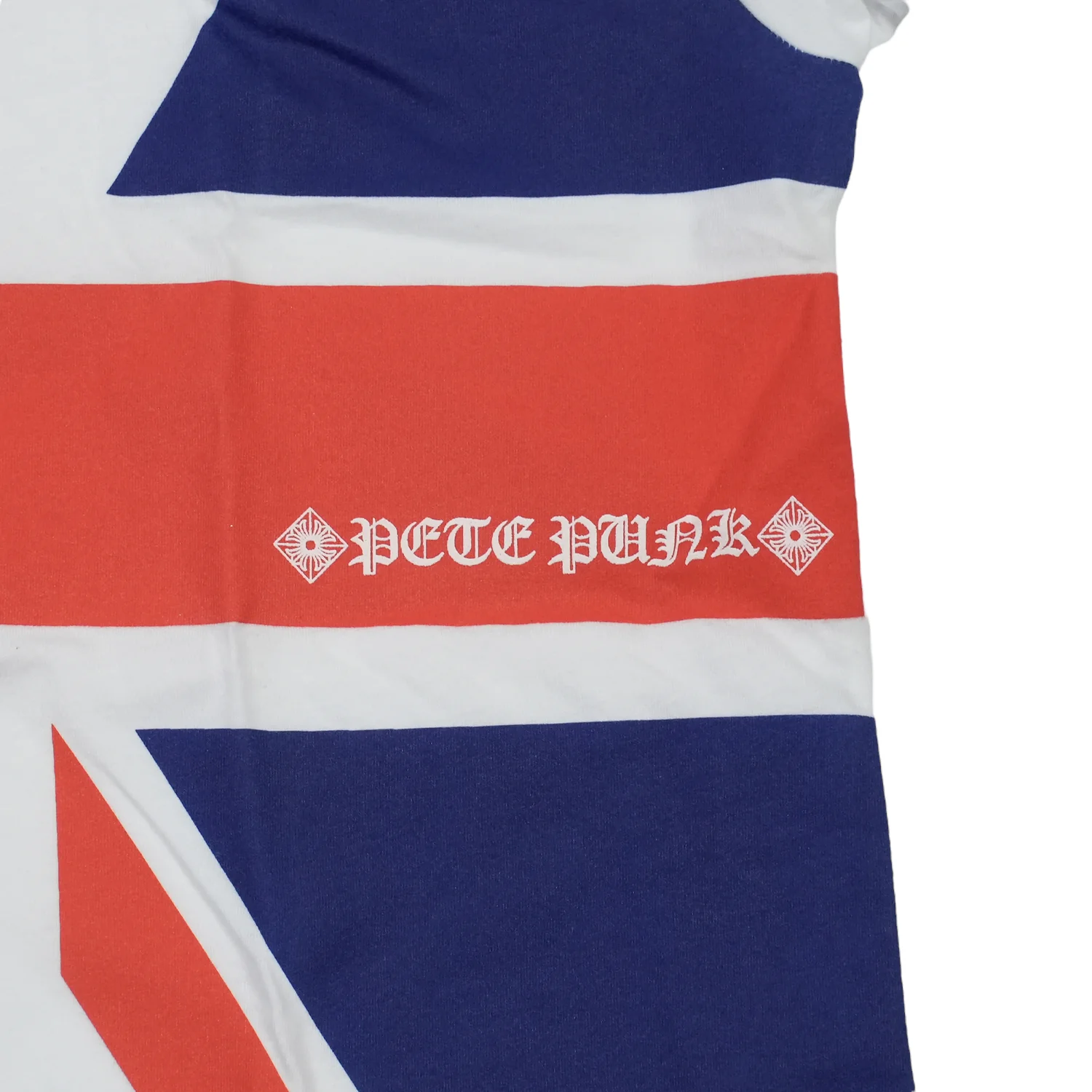 CH T-SHRT 1 ユニオンジャックプリントネックロゴTシャツM - Image 3