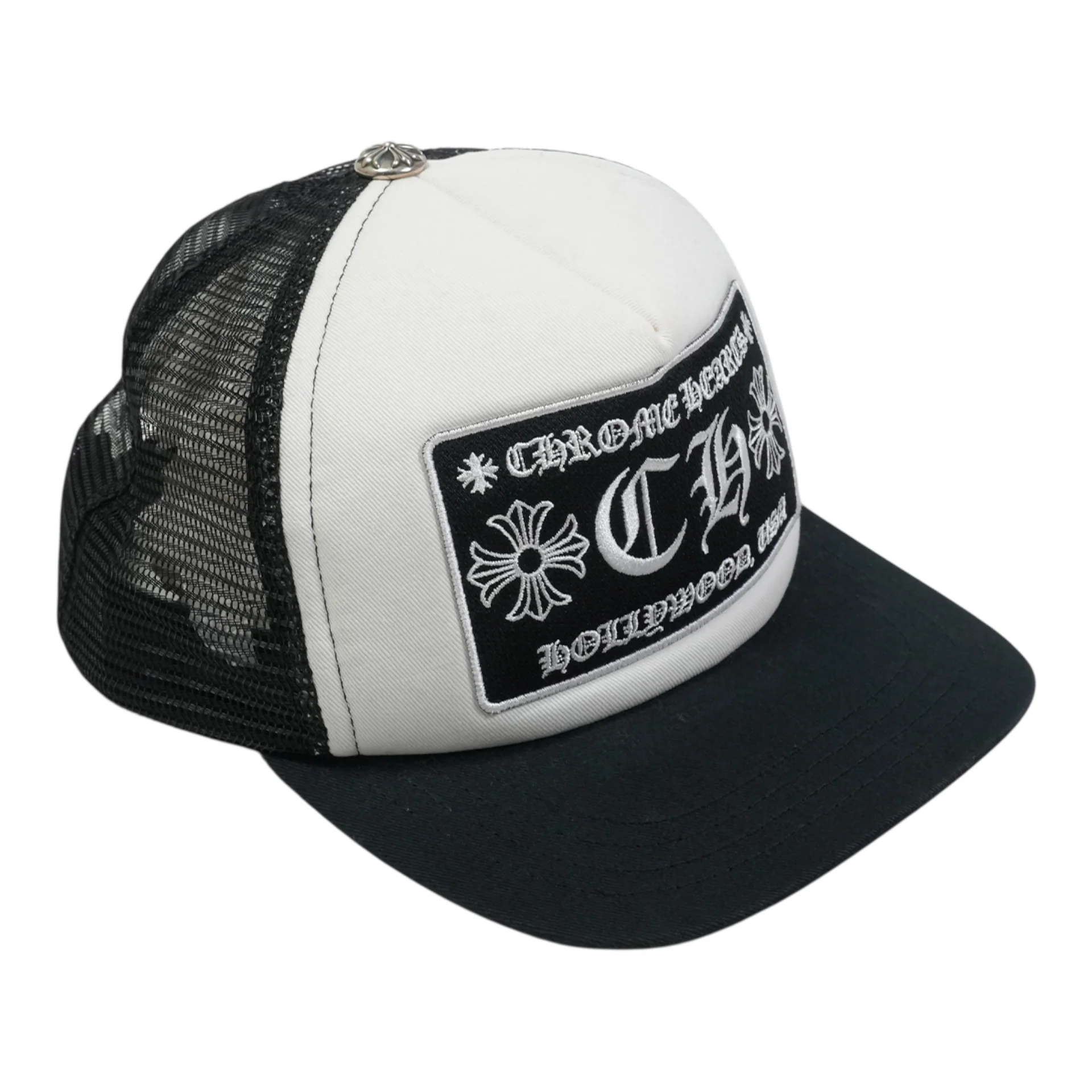 CH刺繍 【トラッカーキャップ/TRUCKER CAP】【ホワイト】 SIZE:ONE - Image 2
