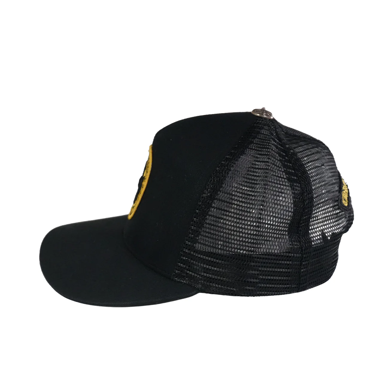 CHプラスパッチ【トラッカーキャップ/TRUCKER CAP】【ブラックｘイエロー】 SIZE:ONE - Image 2