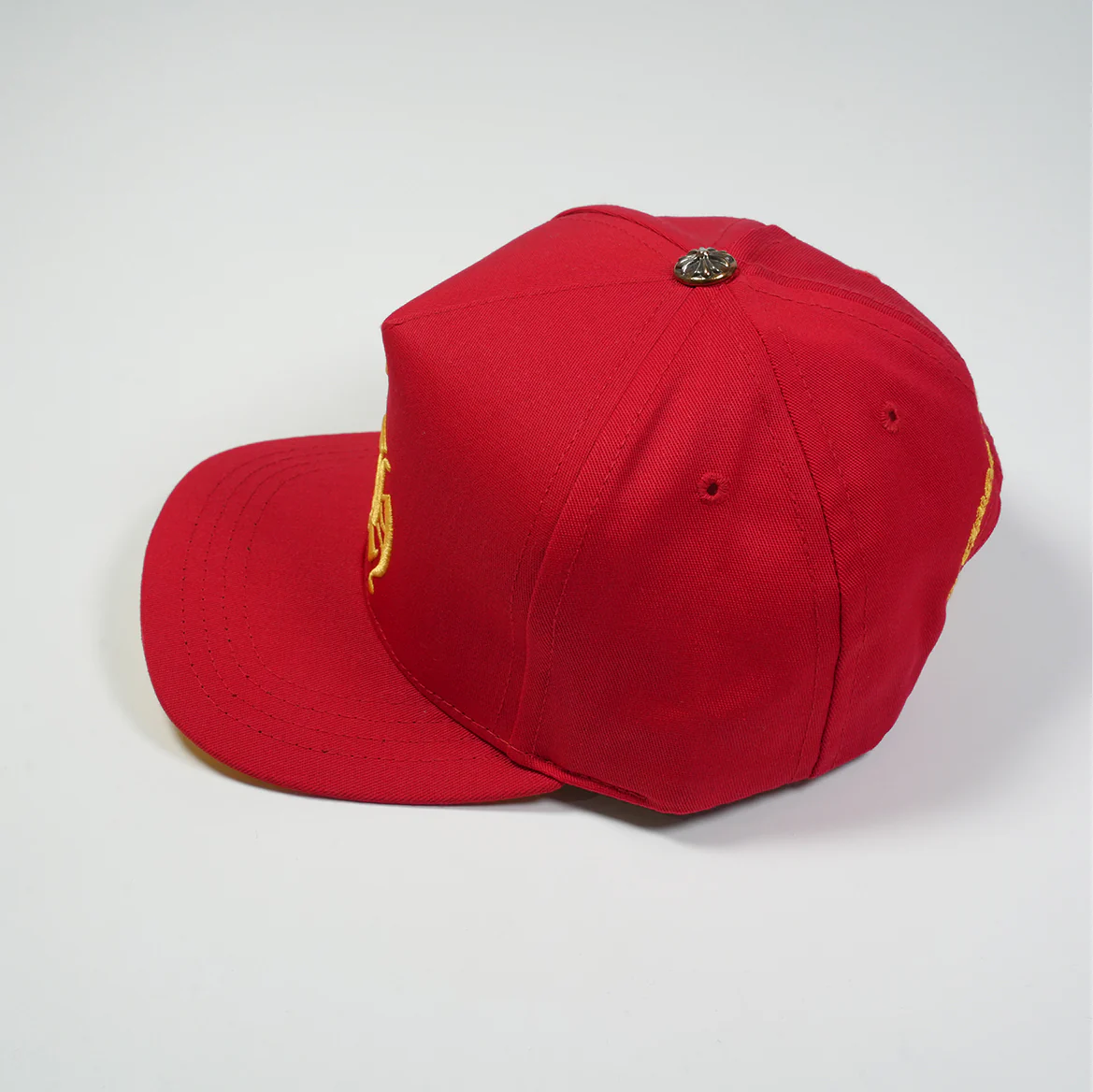 CH刺繍 【ベースボールキャップ/BASEBALL CAP】【レッドｘイエロー】 SIZE:ONE - Image 2