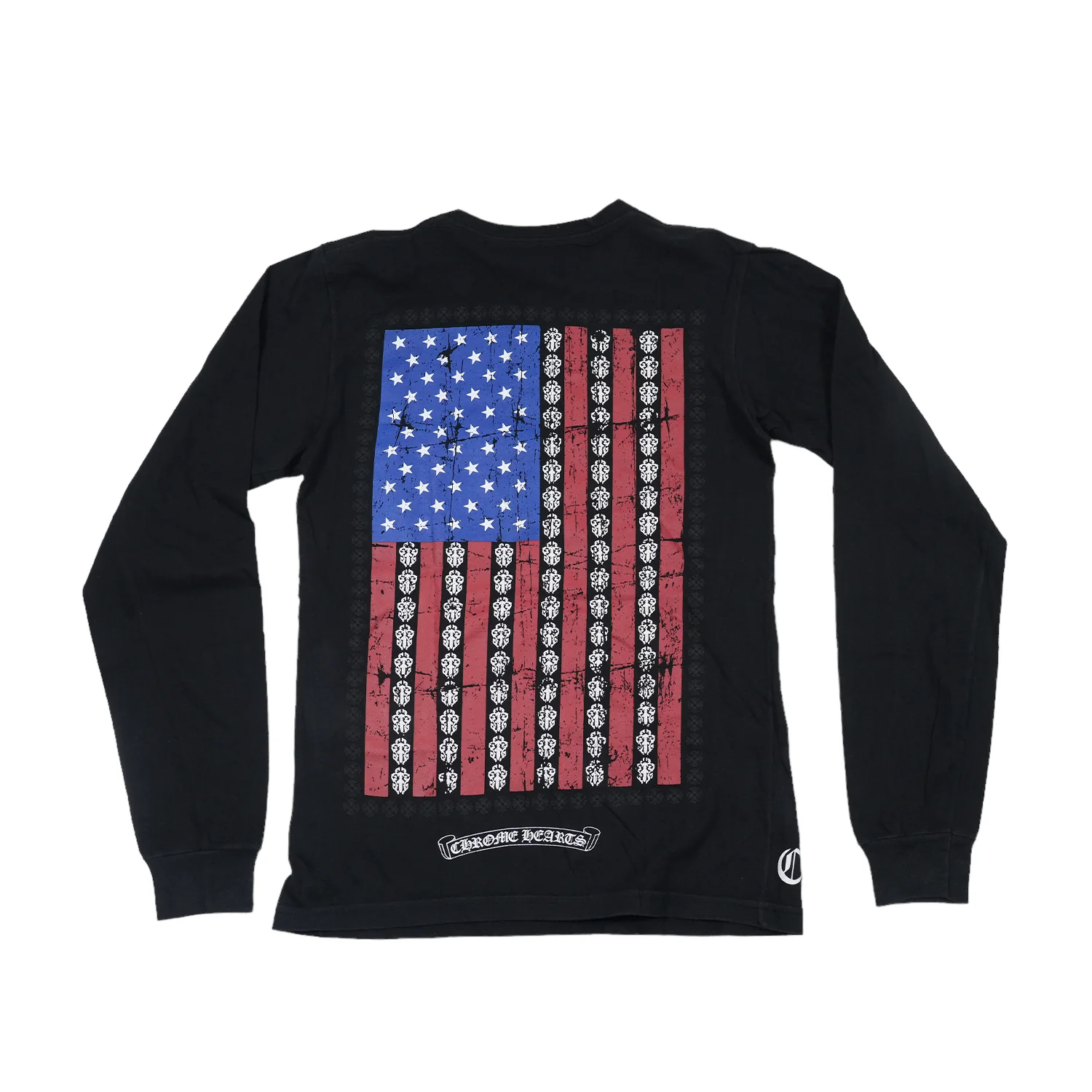 CHL/S/2アメリカンフラッグバッグプリント長袖カットソーS - Image 5