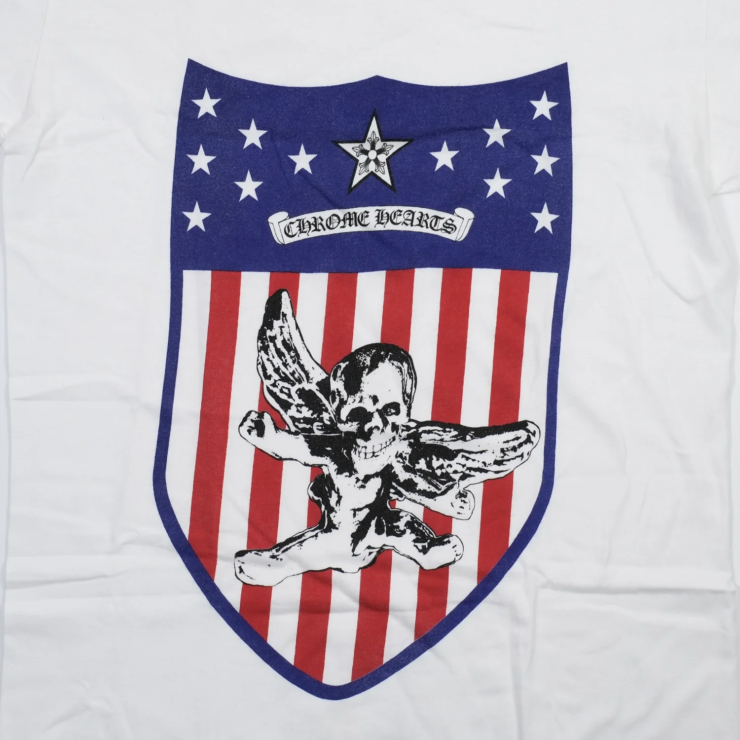 CHT-SHRT/1フォティアメリカンフラッグプリントTシャツS - Image 3