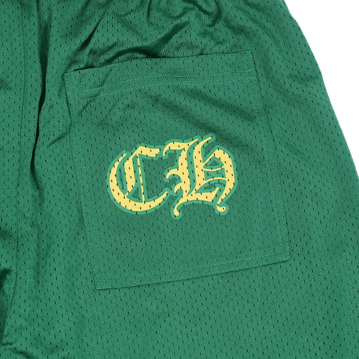 MESH VARSITY PANTS CH メッシュプリントロングパンツ L - Image 7