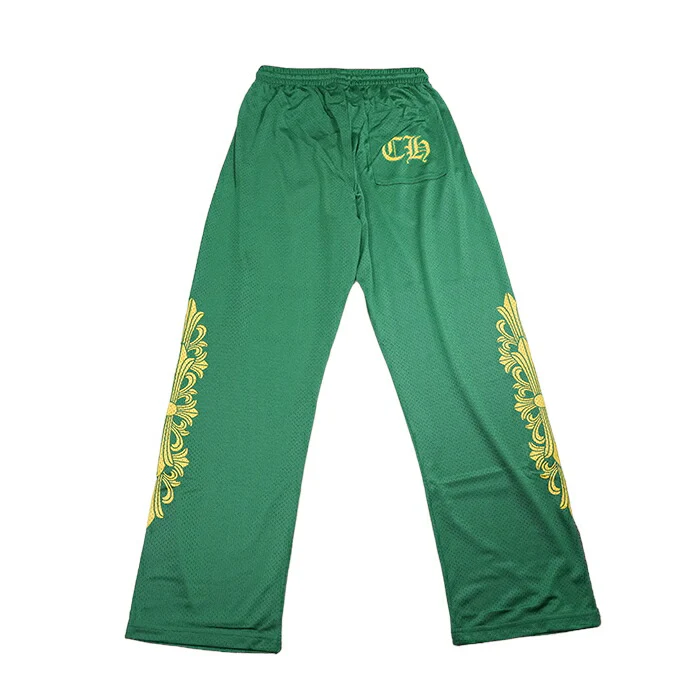 MESH VARSITY PANTS CH メッシュプリントロングパンツ M - Image 5