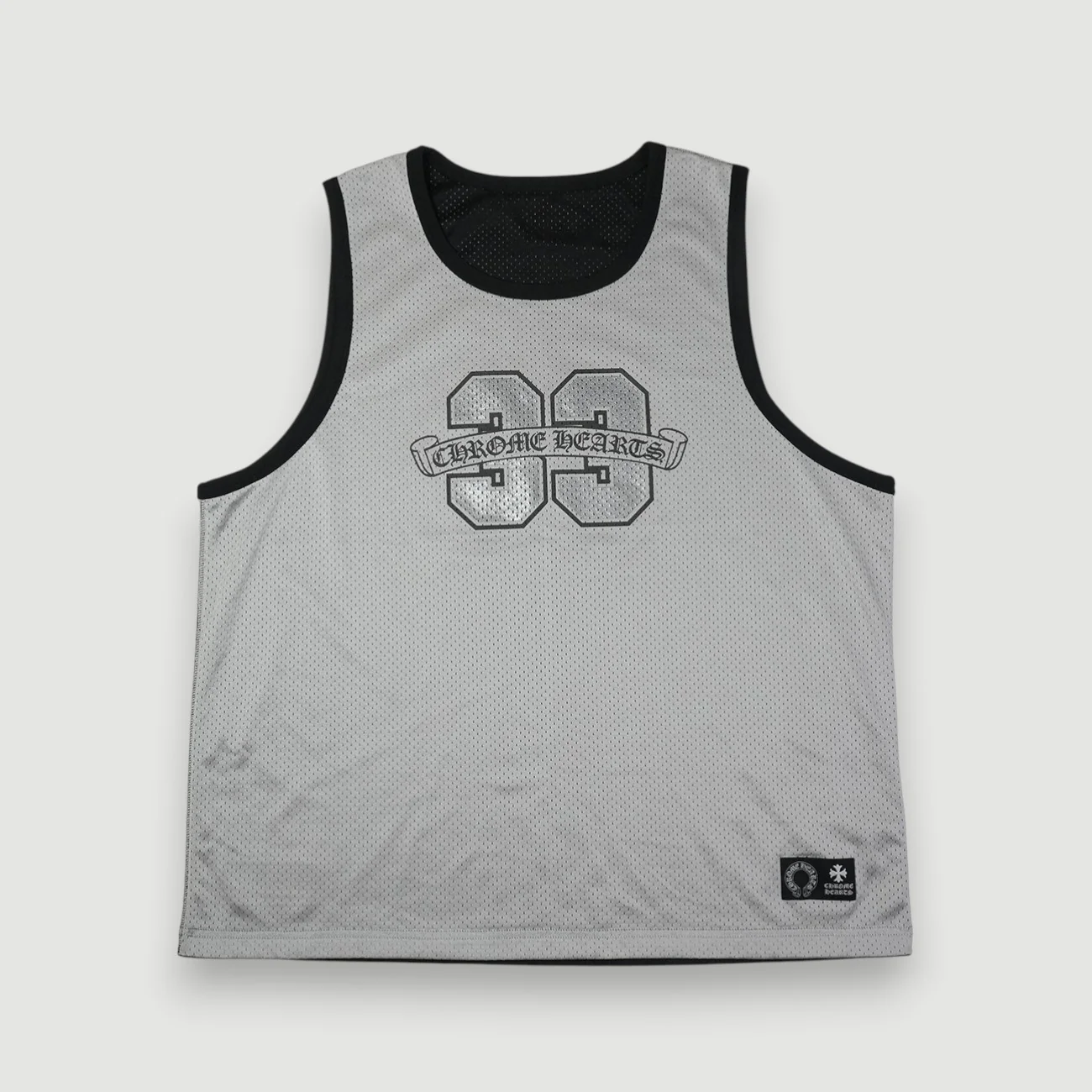 MESH WARM UP JERSEY CHプリント【メッシュリバーシブルタンクトップ】【ブラック】SIZE:L - Image 13