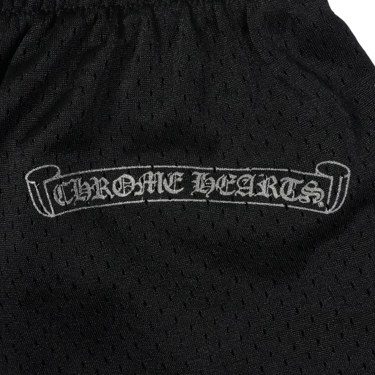 MESH WARM UP JERSEY CHプリント 【メッシュハーフパンツ】【ブラック】 SIZE:S - Image 4