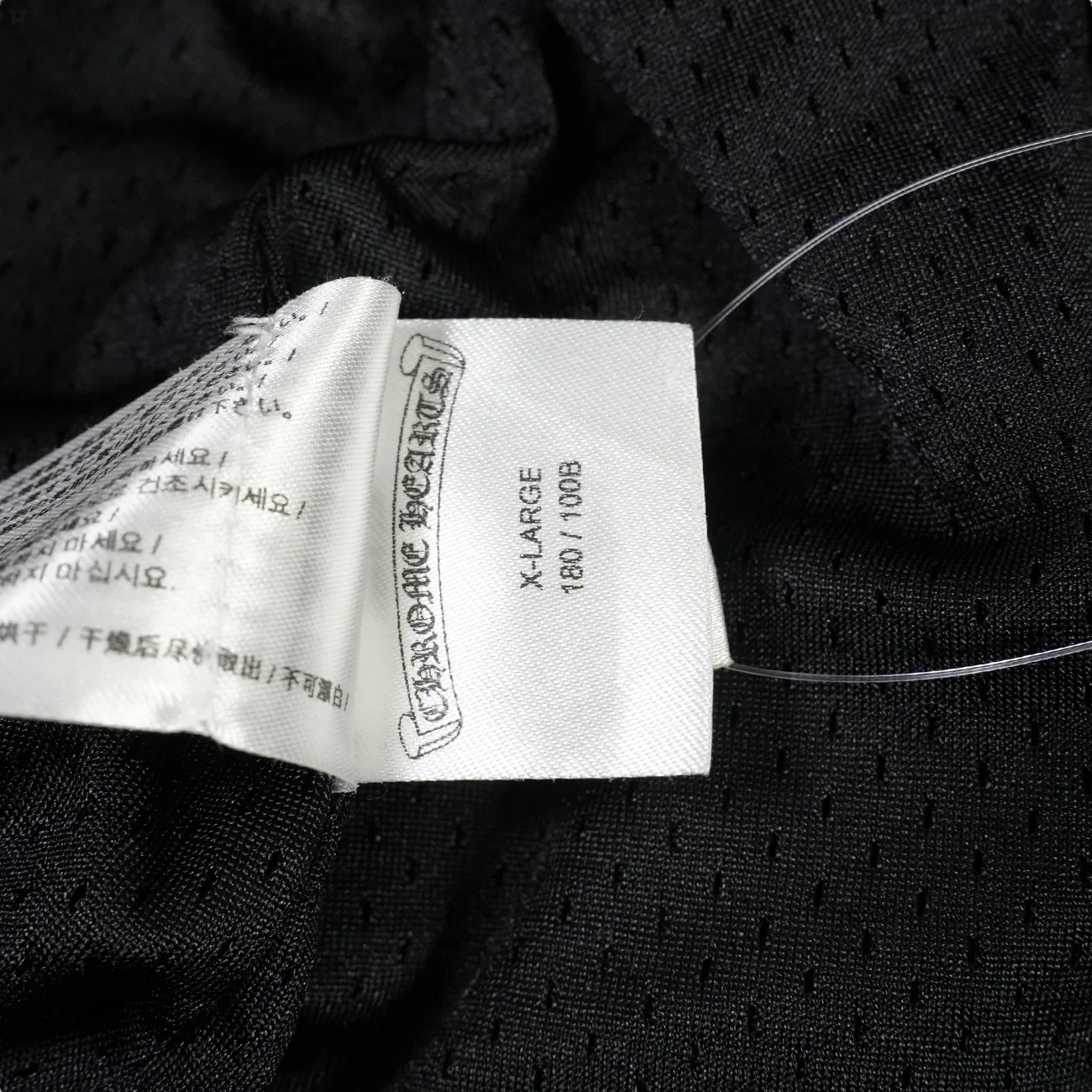 MESH WARM UP JERSEY CHプリント 【メッシュハーフパンツ】【ブラック】 SIZE:XL - Image 5