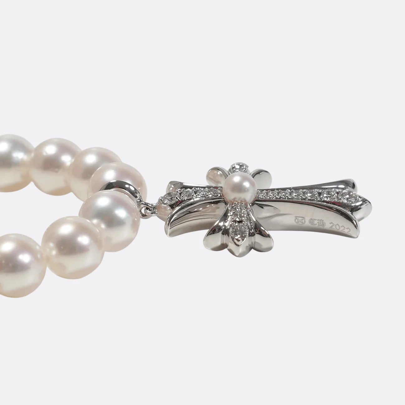×ミキモト タイニーファットパール MIKIMOTO TINY FAT CROSS 【ホワイトゴールド パールネックレス】【新品】 - Image 3