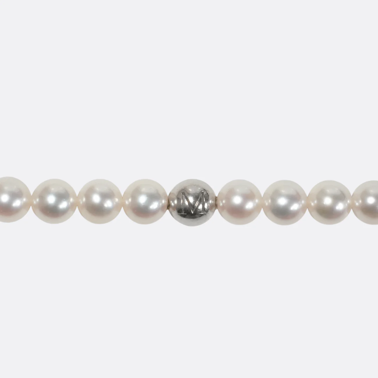 ×ミキモト タイニーファットパール MIKIMOTO TINY FAT CROSS 【ホワイトゴールド パールネックレス】【新品】 - Image 6