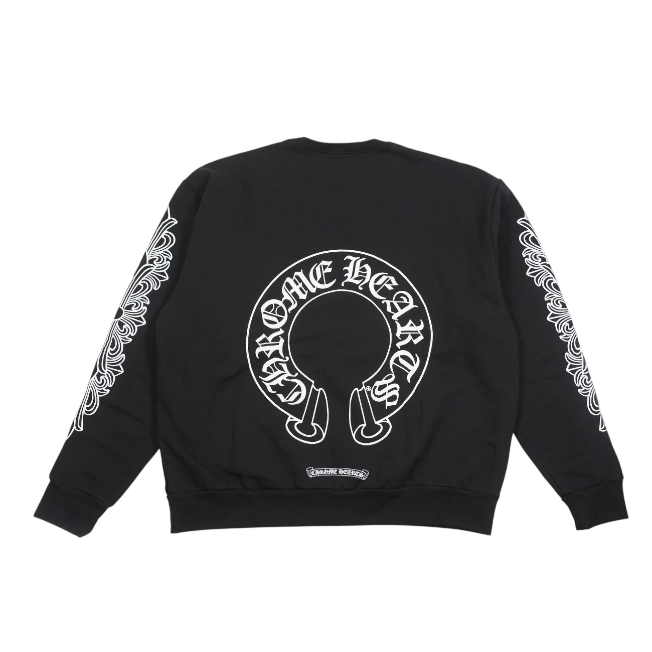SWTSHRT HD PLVR 袖フローラルバックホースシュープリントスウェット S - Image 5