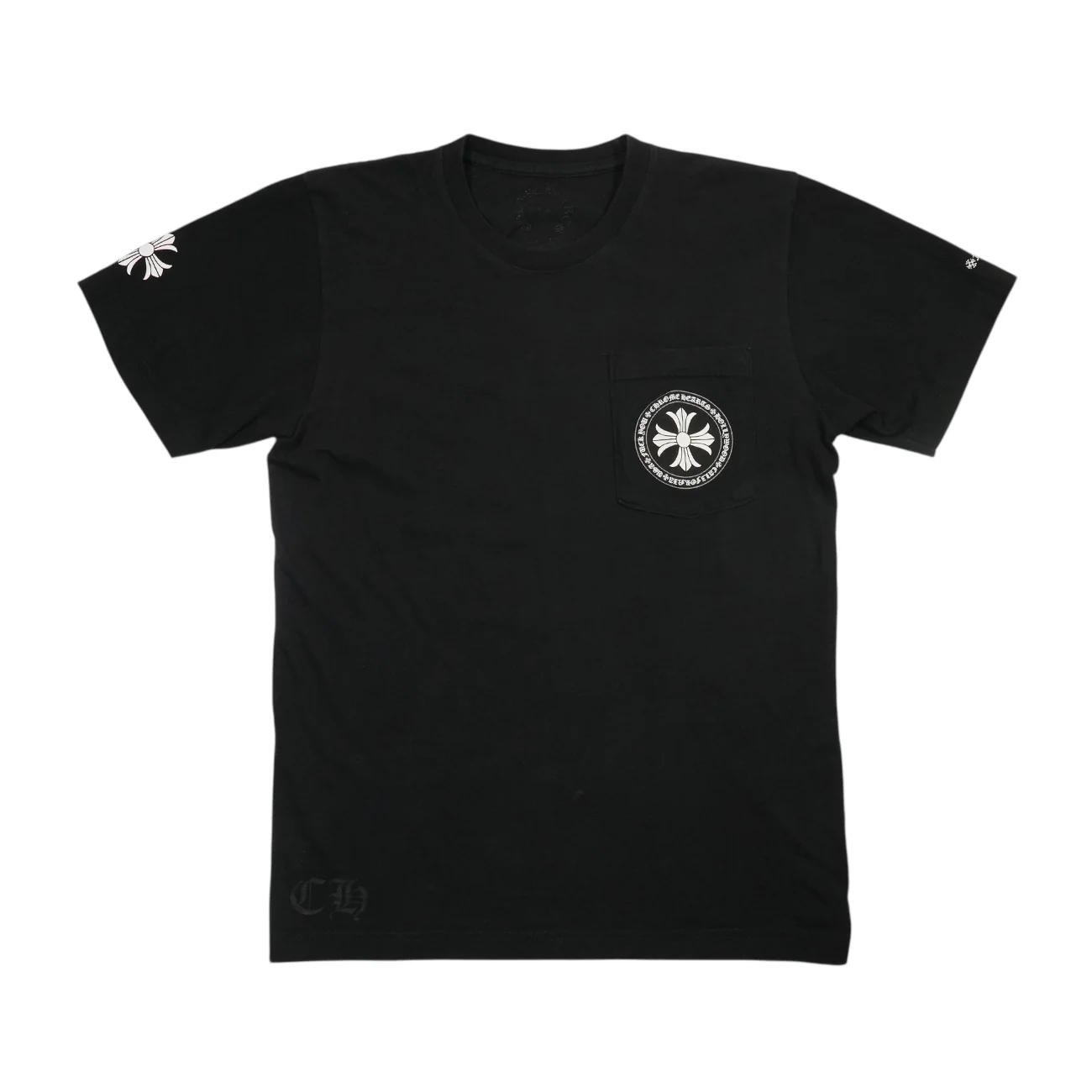 CHプラスバックプリント 【Tシャツ】【ブラック】 SIZE:S