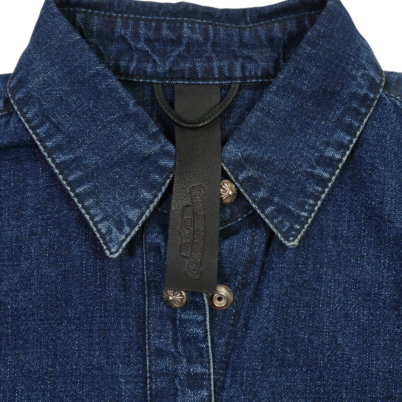 ルーズエンド LOOSE END 【袖クロスパッチ付デニムシャツ】【インディゴ】 SIZE:M - Image 4