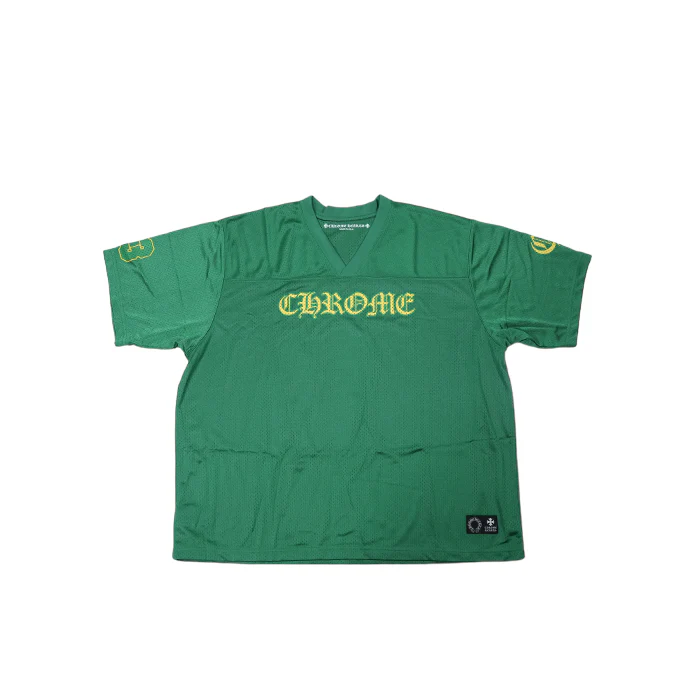 MESH WARM UP JERSEY TEE CHプリントメッシュTシャツ XXL