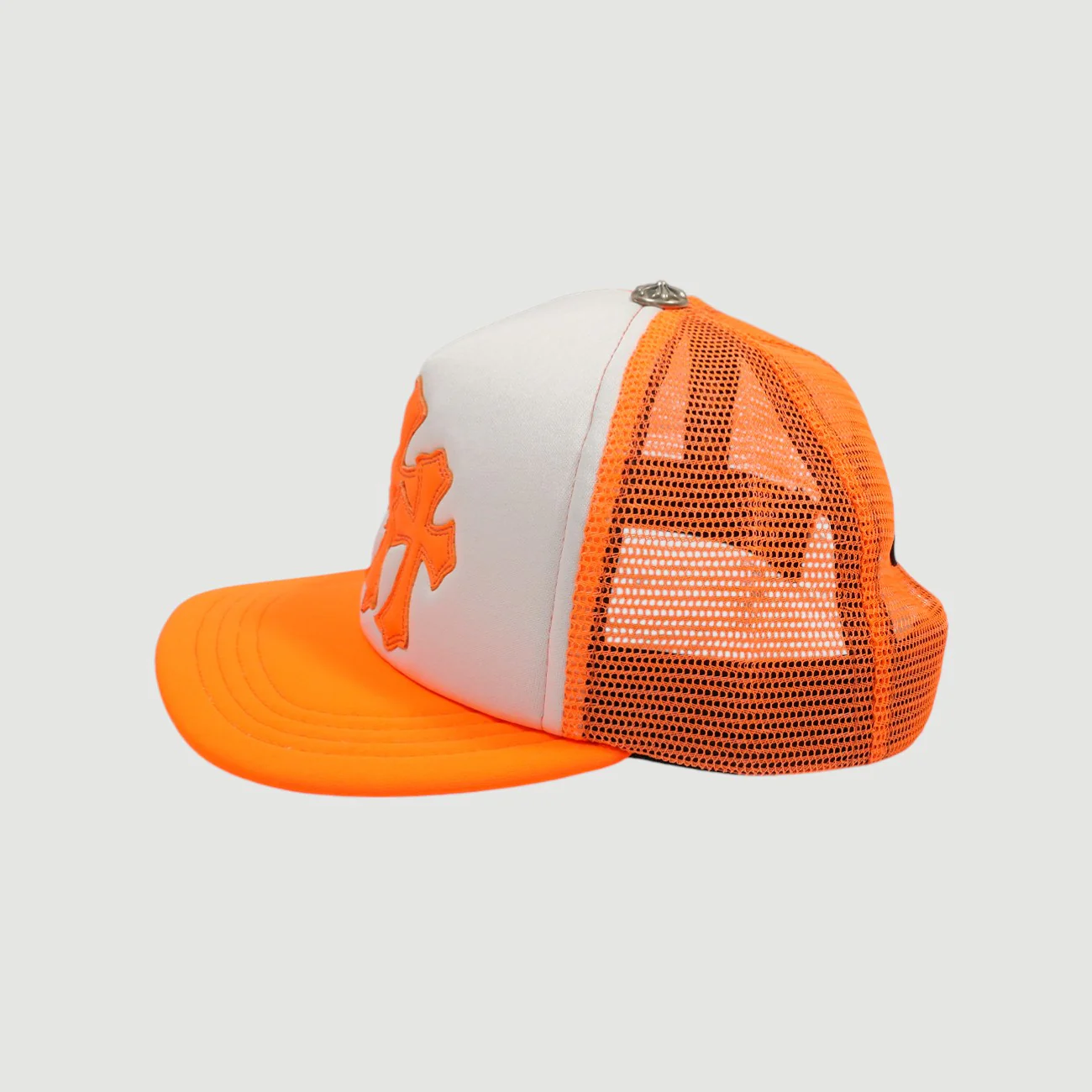 TRUCKER CAP トラッカーキャップ セメタリーレザーパッチメッシュキャップ帽子 - Image 2