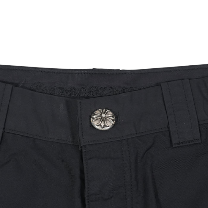 CARPENTER DOUBLE KNEE クロスパッチ付きレザー切替ナイロンカーペンターロングパンツ 32 - Image 2
