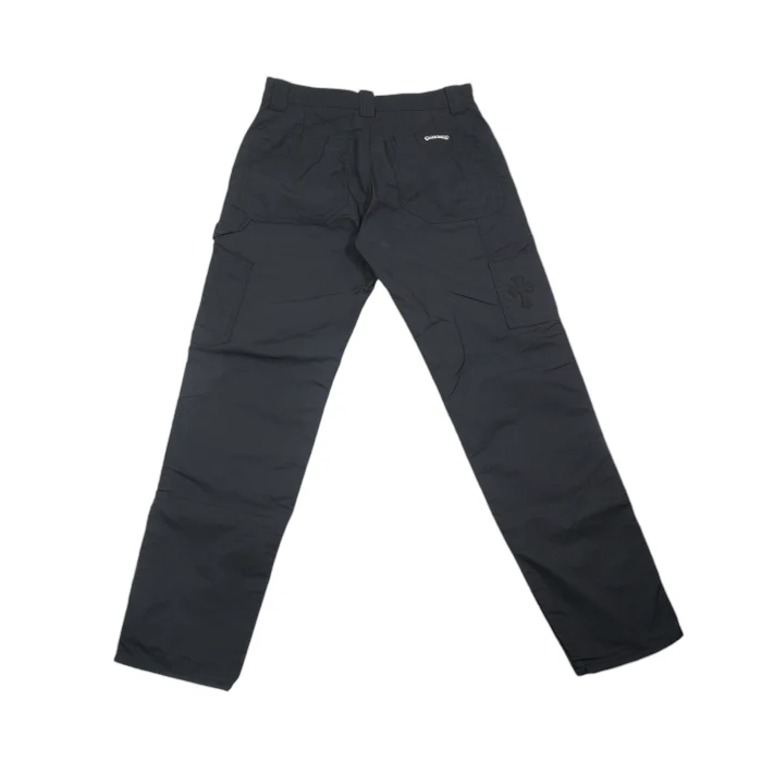 CARPENTER DOUBLE KNEE クロスパッチ付きレザー切替ナイロンカーペンターロングパンツ 30 - Image 6