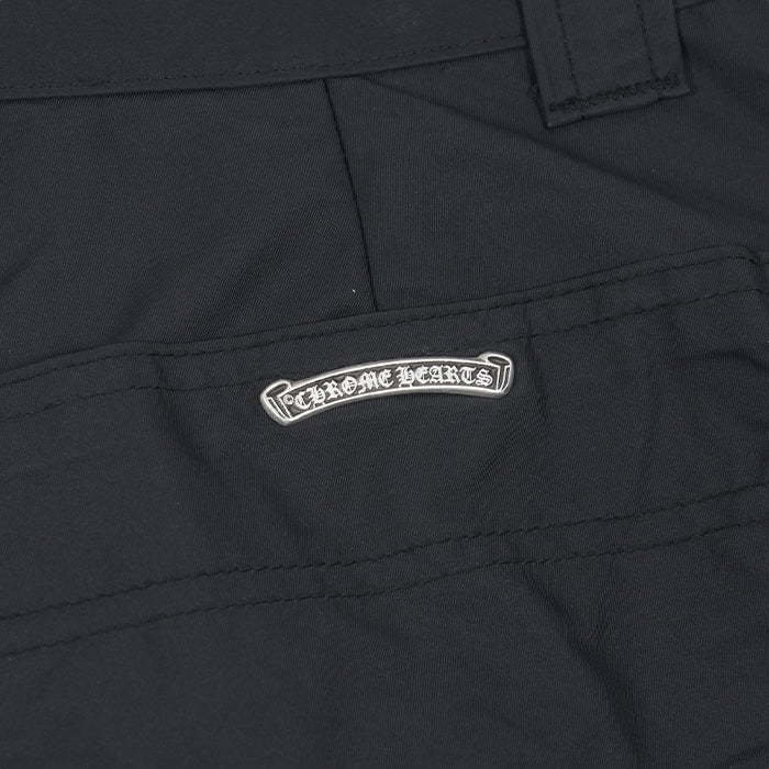 CARPENTER DOUBLE KNEE クロスパッチ付きレザー切替ナイロンカーペンターロングパンツ 30 - Image 7