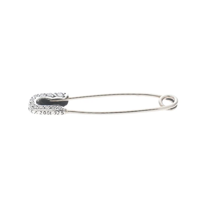 スモール セーフティピン PAVE DIA SML SAFETY PIN 【シルバーネックレストップ チャーム パヴェ ダイヤモンド】 - Image 4