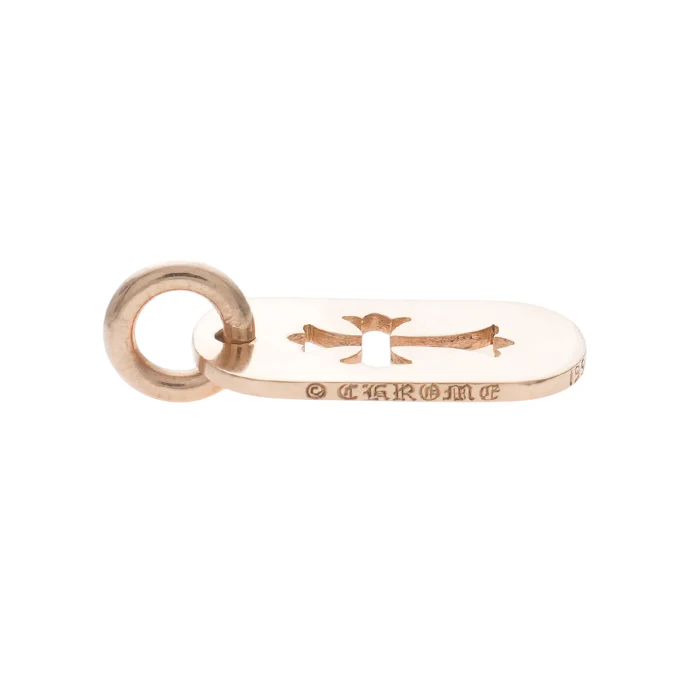 22K スモールカットアウトクロス ドッグタグ SML CO CROSS DOG TAG 【ゴールドネックレストップ チャーム】 - Image 3