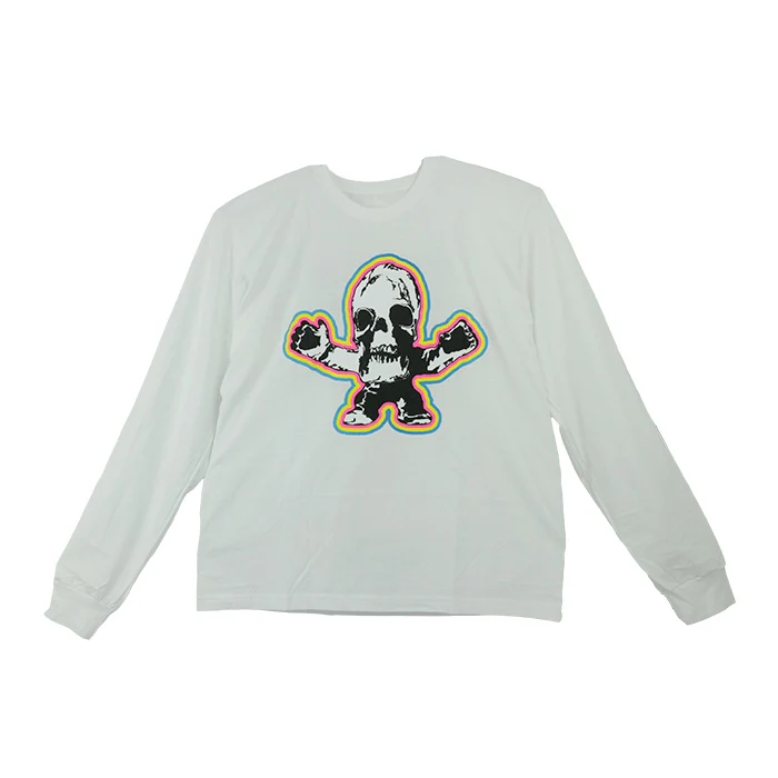 CH L S 2 FOTI プリント長袖カットソー XL ※フロント初期ヨゴレあり