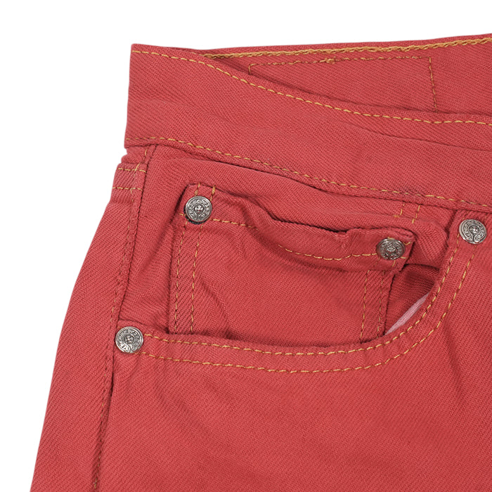 U VNTG JEAN RED RED TAB クロスパッチ付きデニムパンツ - Image 3